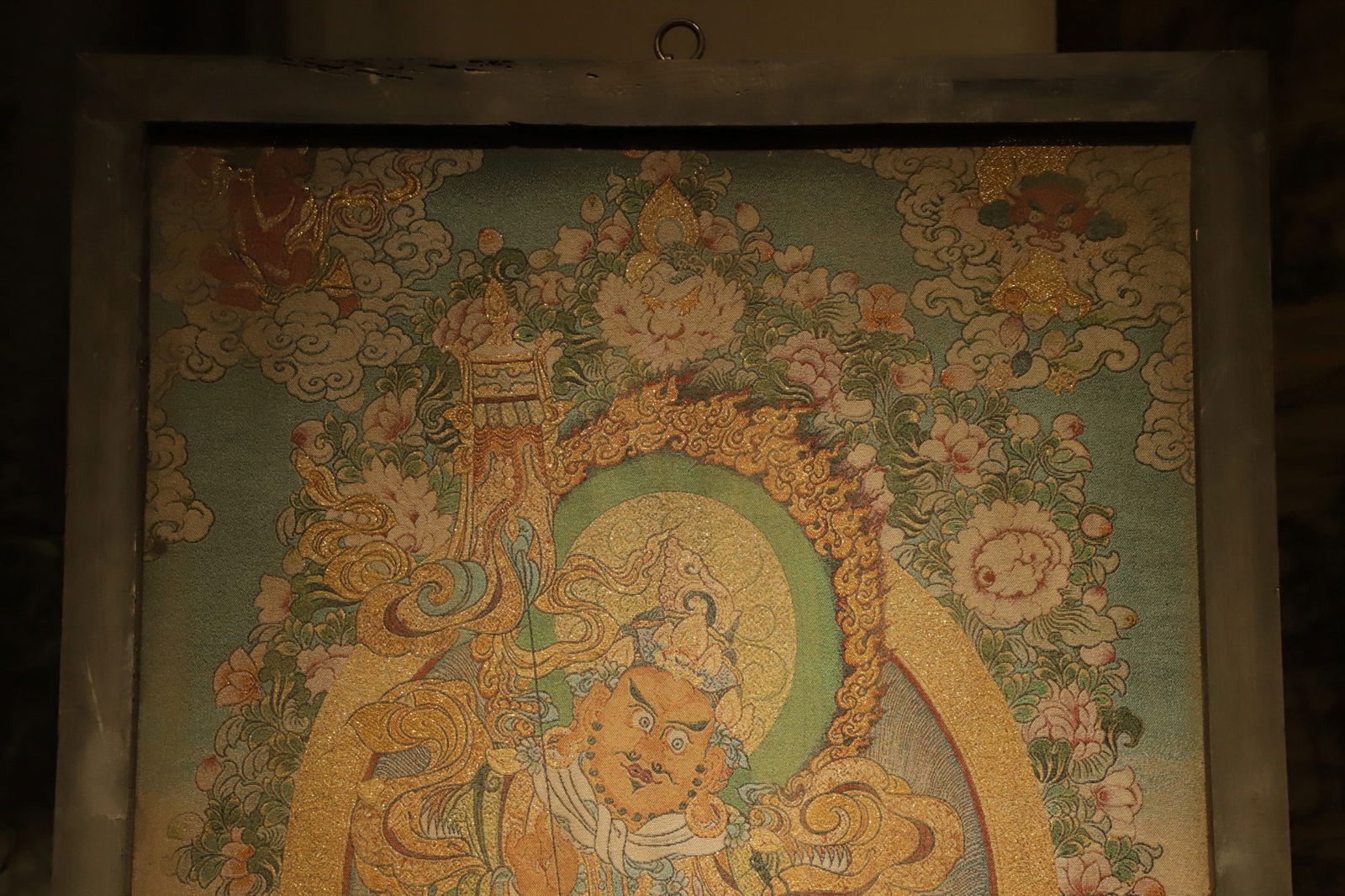 Silk Embroidery kuberd Pattern Tangka - 4