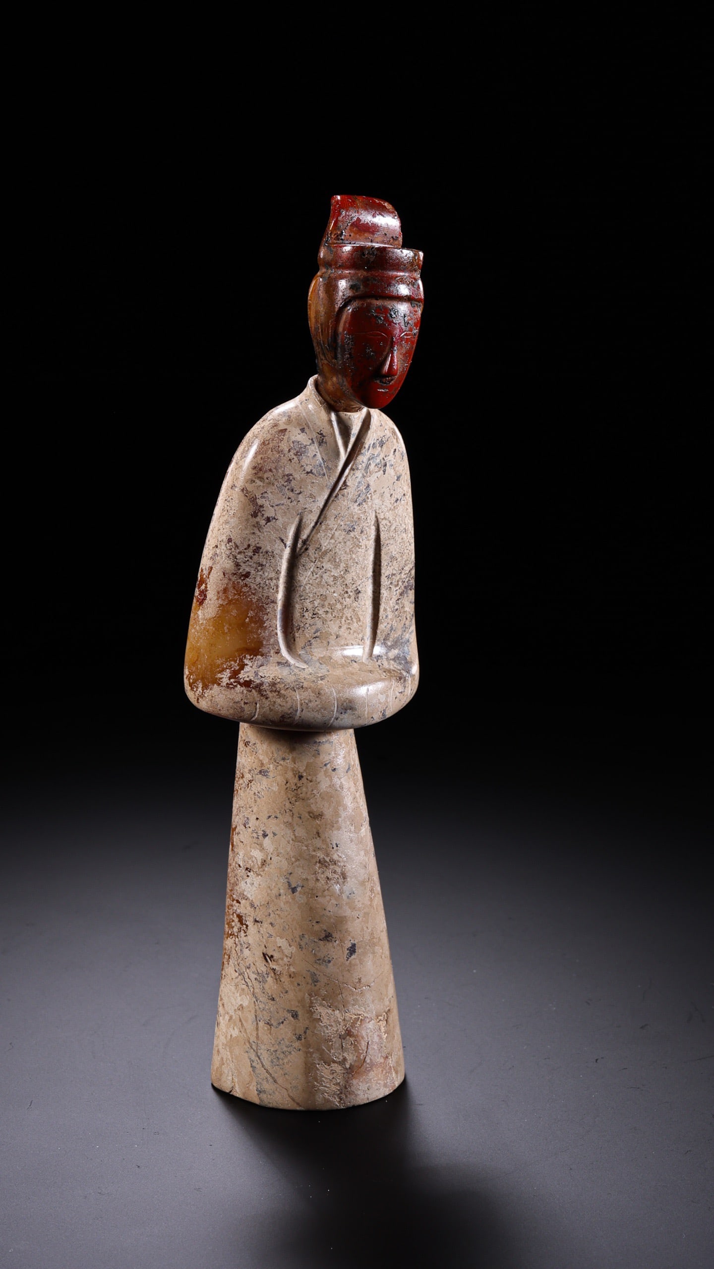 Jade Carved Character Shape Figure - 6