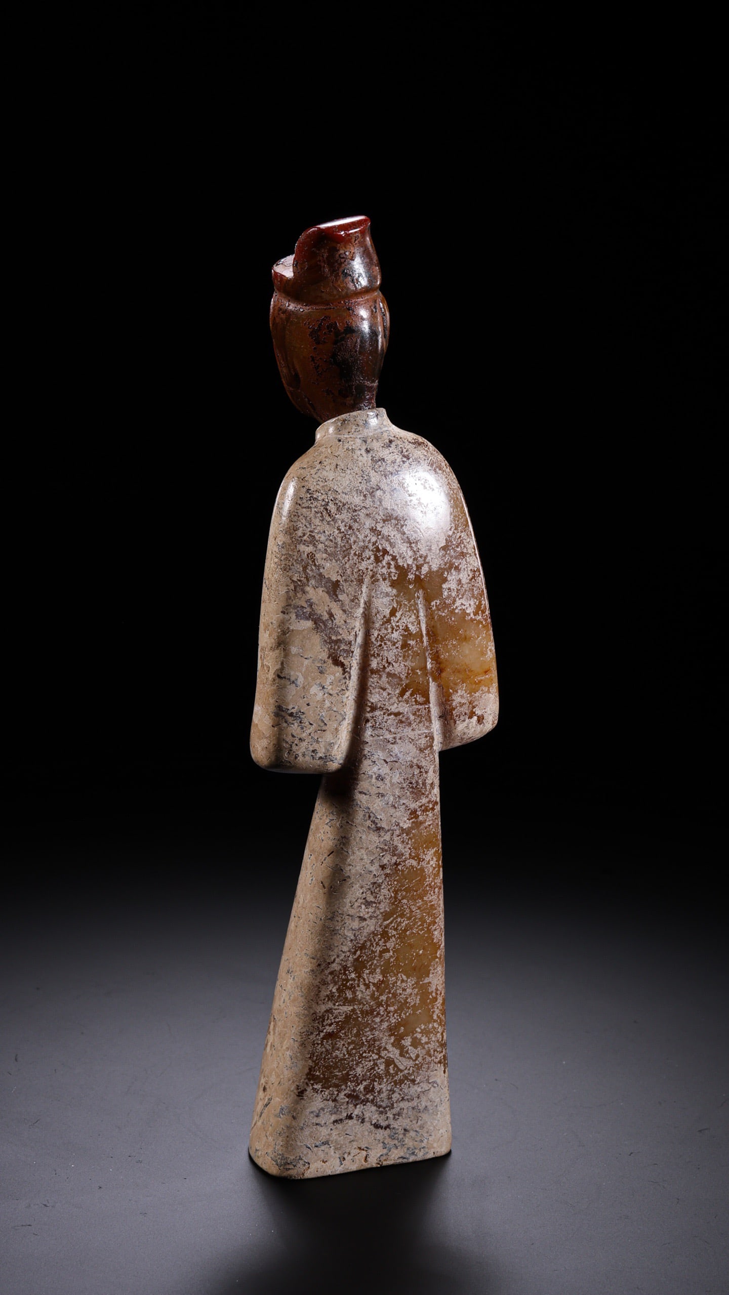 Jade Carved Character Shape Figure - 7