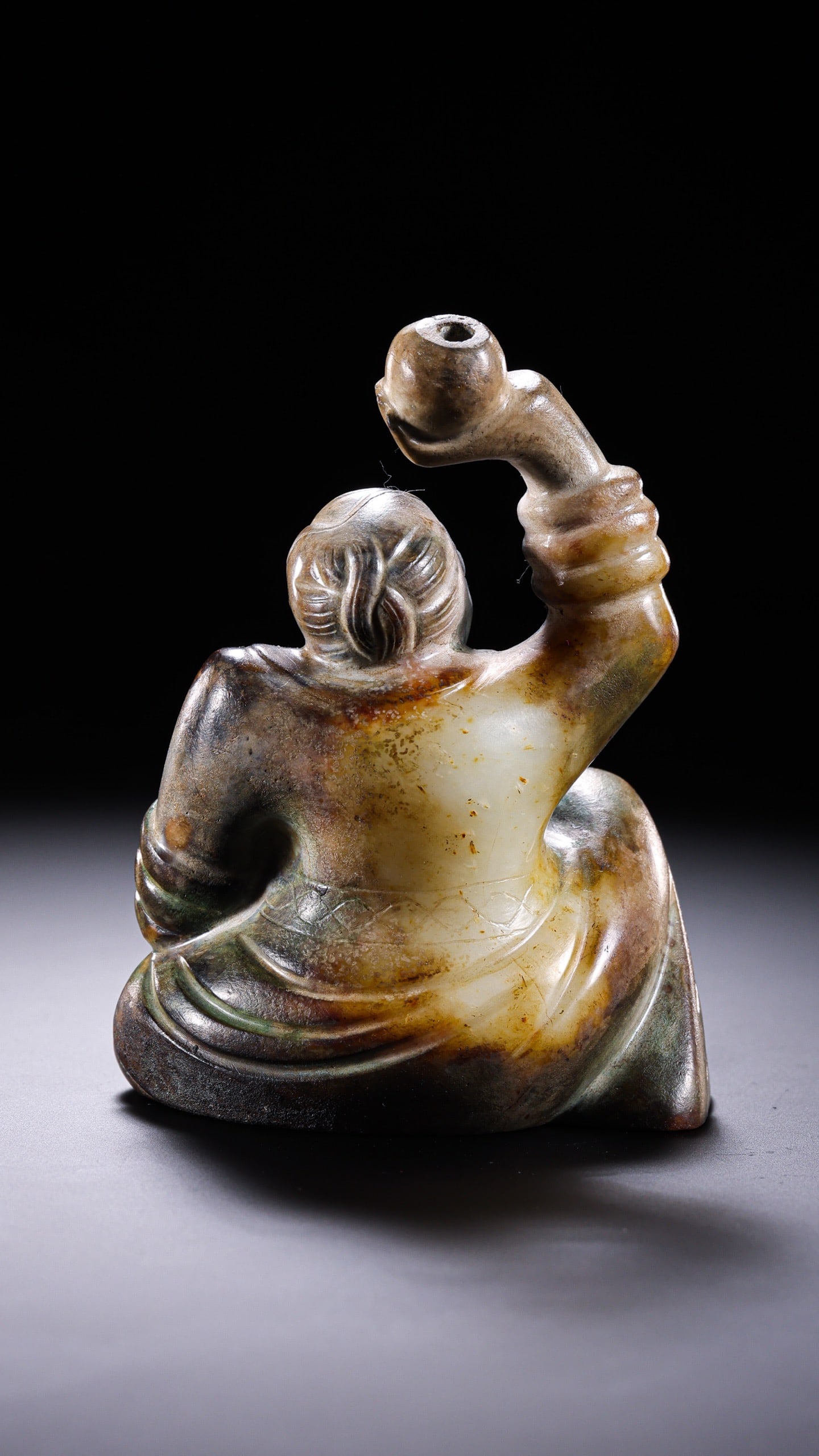 Jade Carved Character Shape Ornament - 5