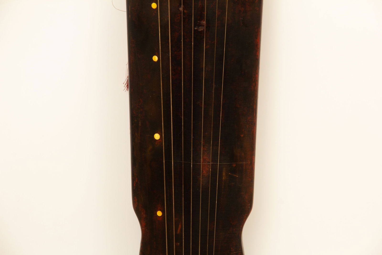 Lacquerware Gold Drawing Poetry Pattern Guqin Mark - 4