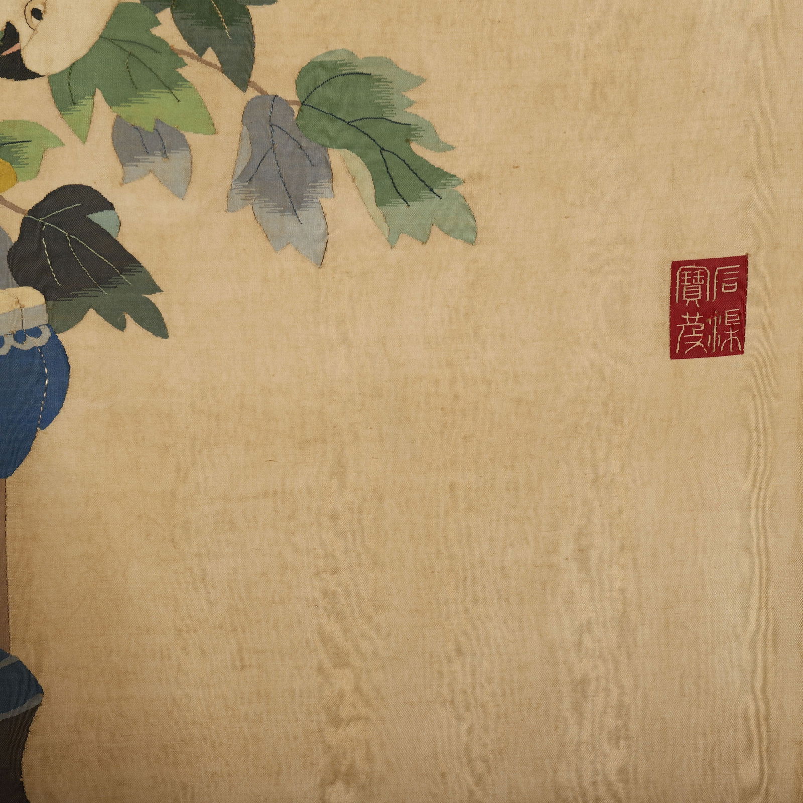 Silk Flower and Bird Pattern Embroidery - 5