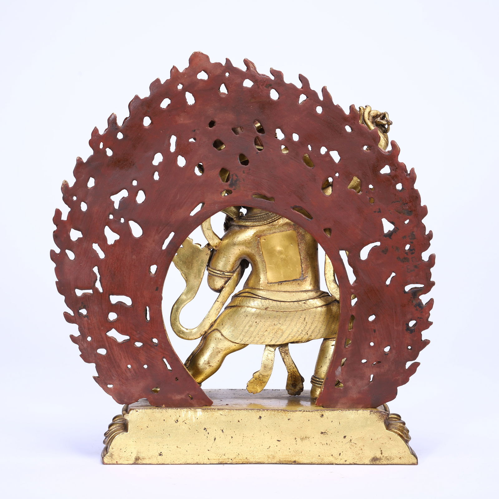 Gilt Bronze Vajrapani Figure - 8