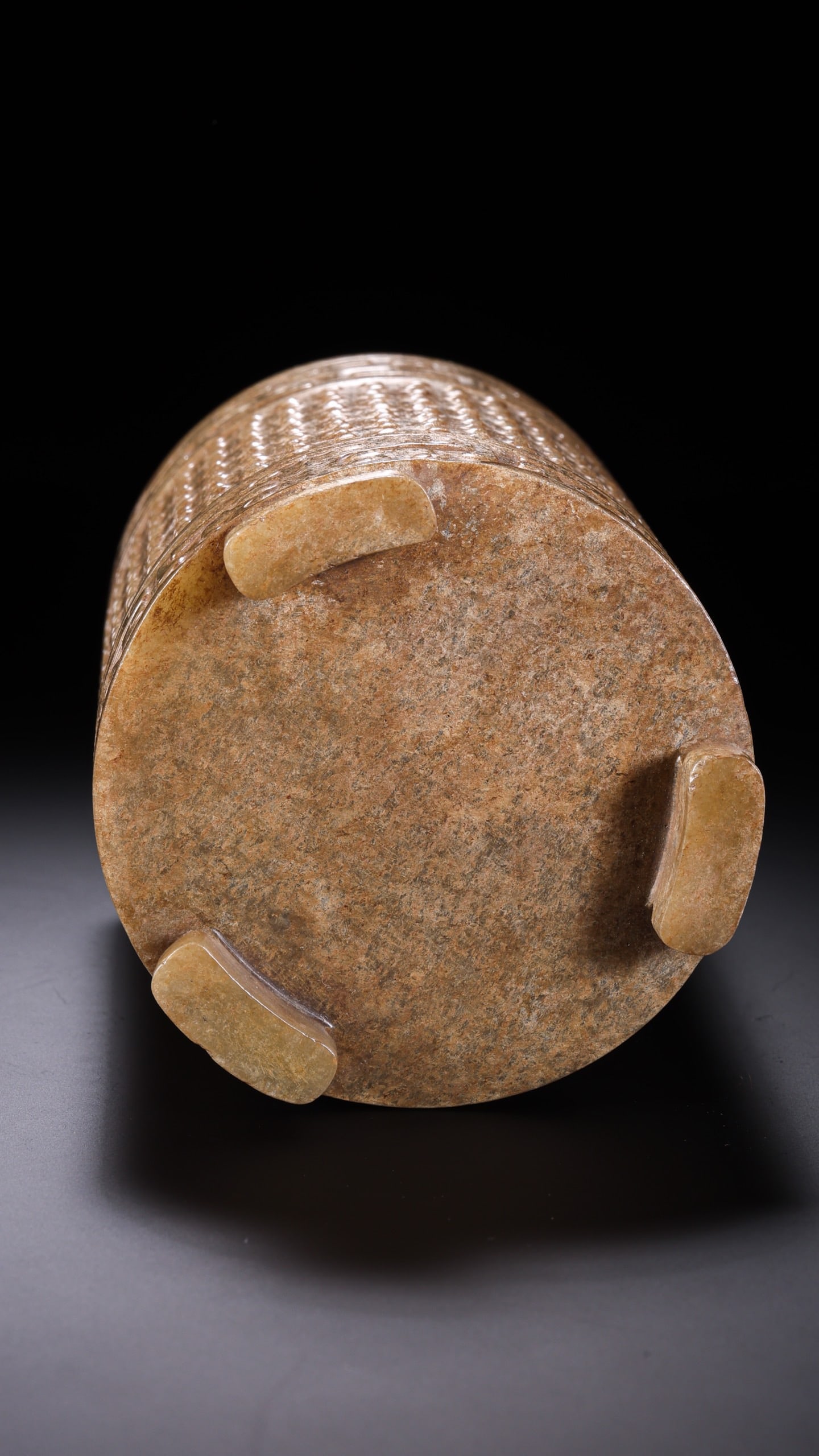 Jade Carved Dragon and Cloud Pattern Lid Pot - 9