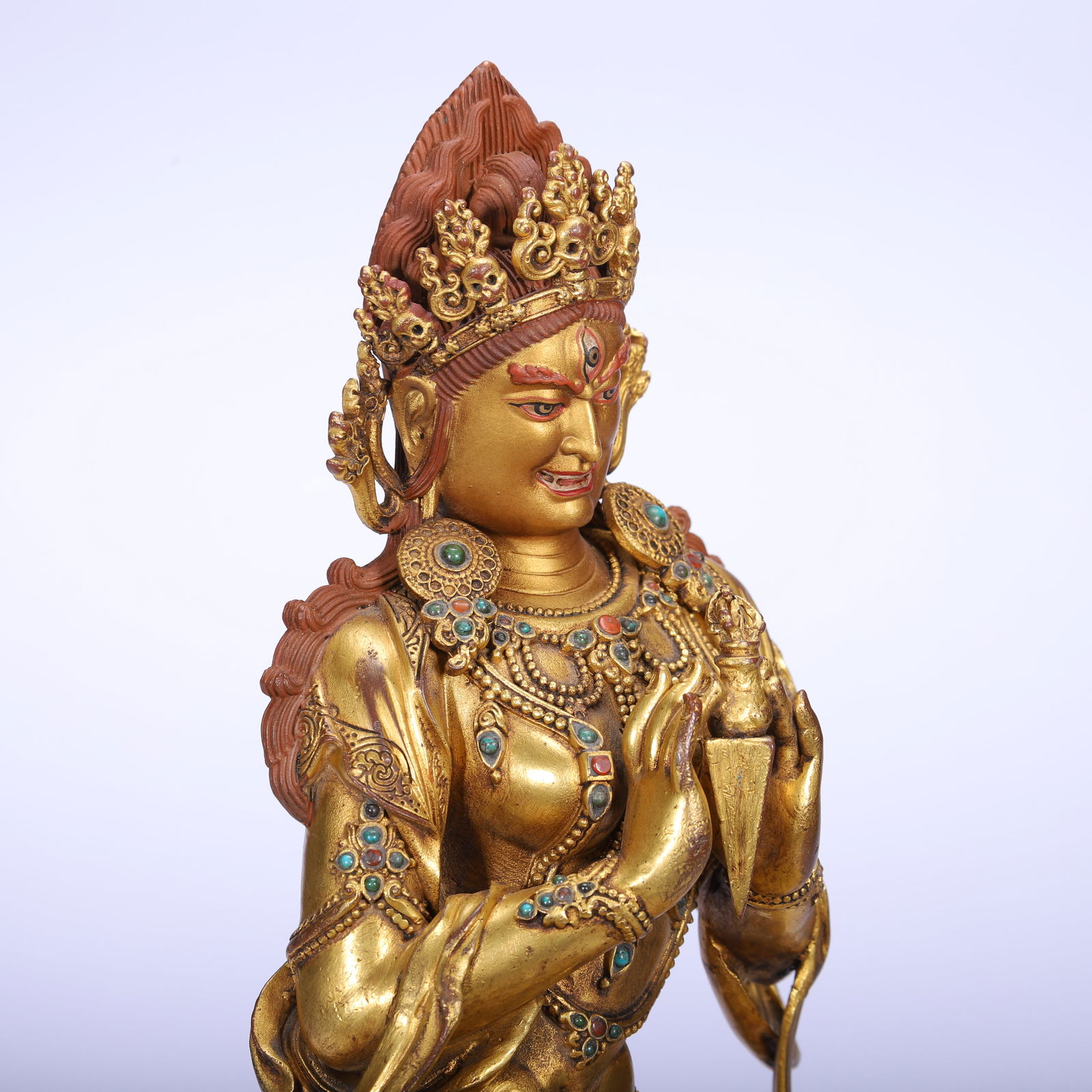 Gilt Bronze Buddha Figure - 5