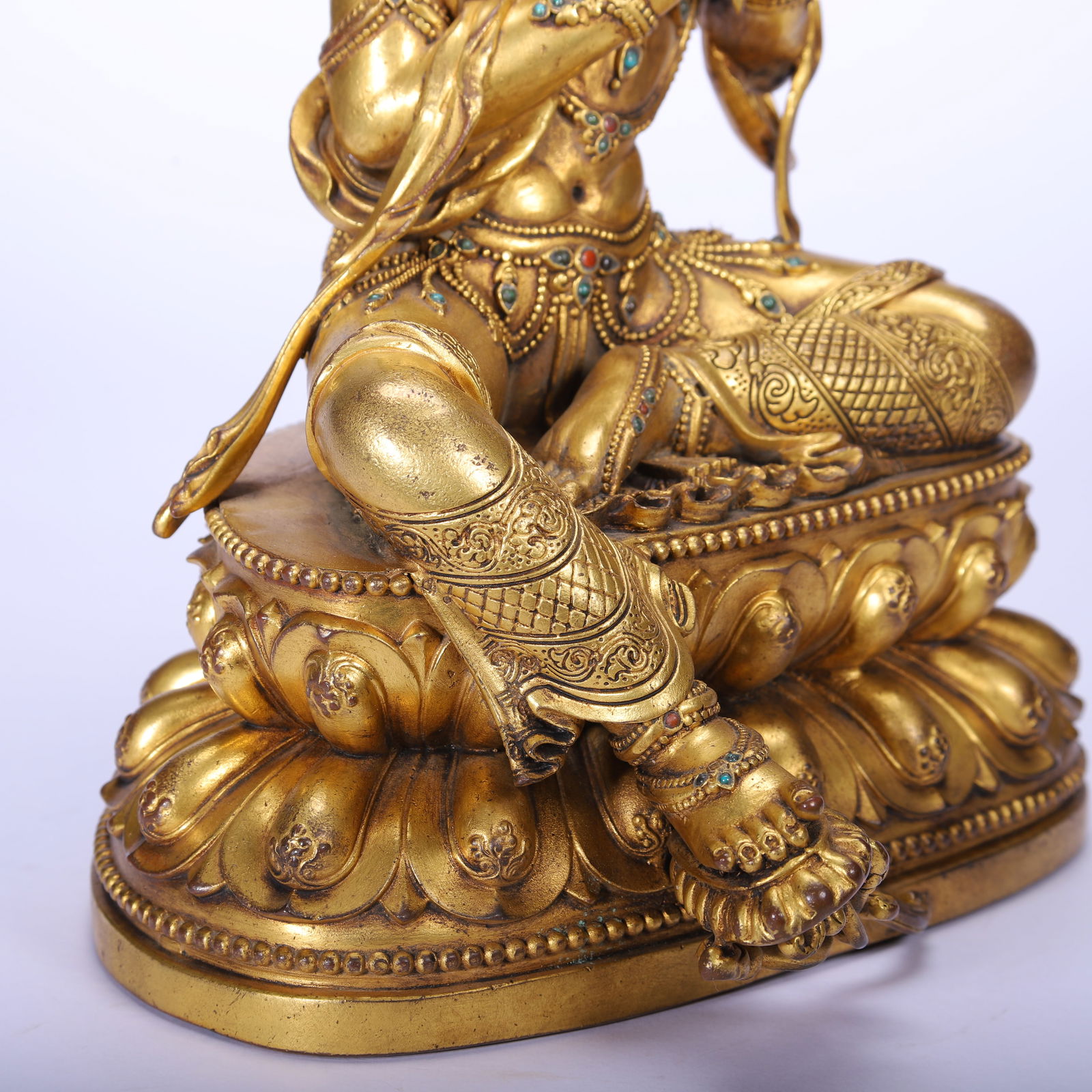Gilt Bronze Buddha Figure - 6