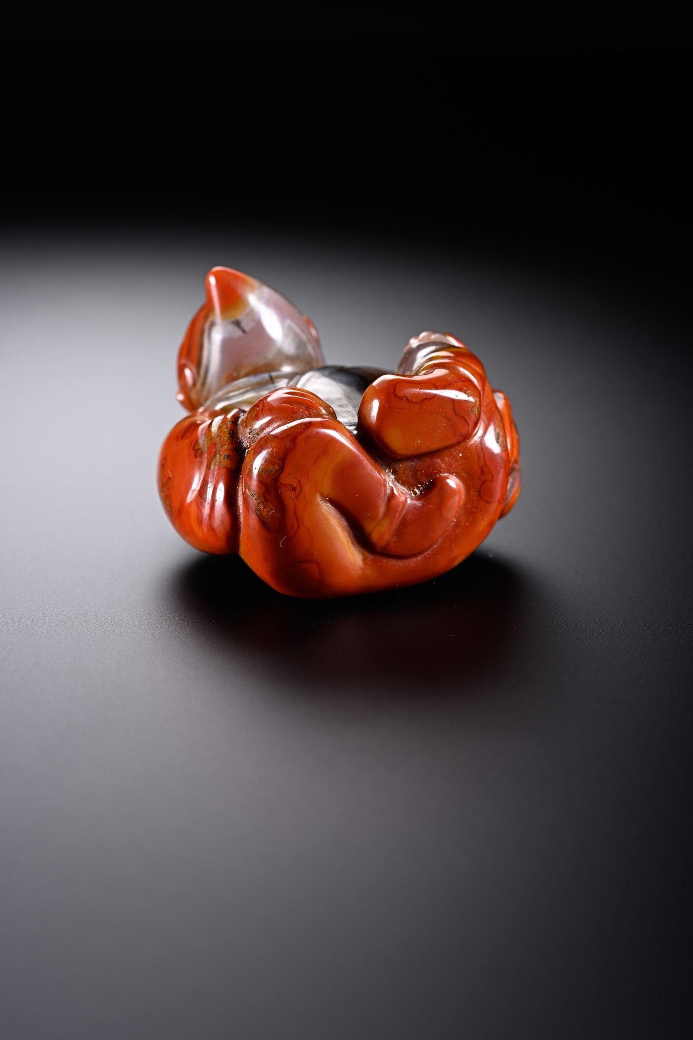 Agate Carved Character Shape Ornament - 6