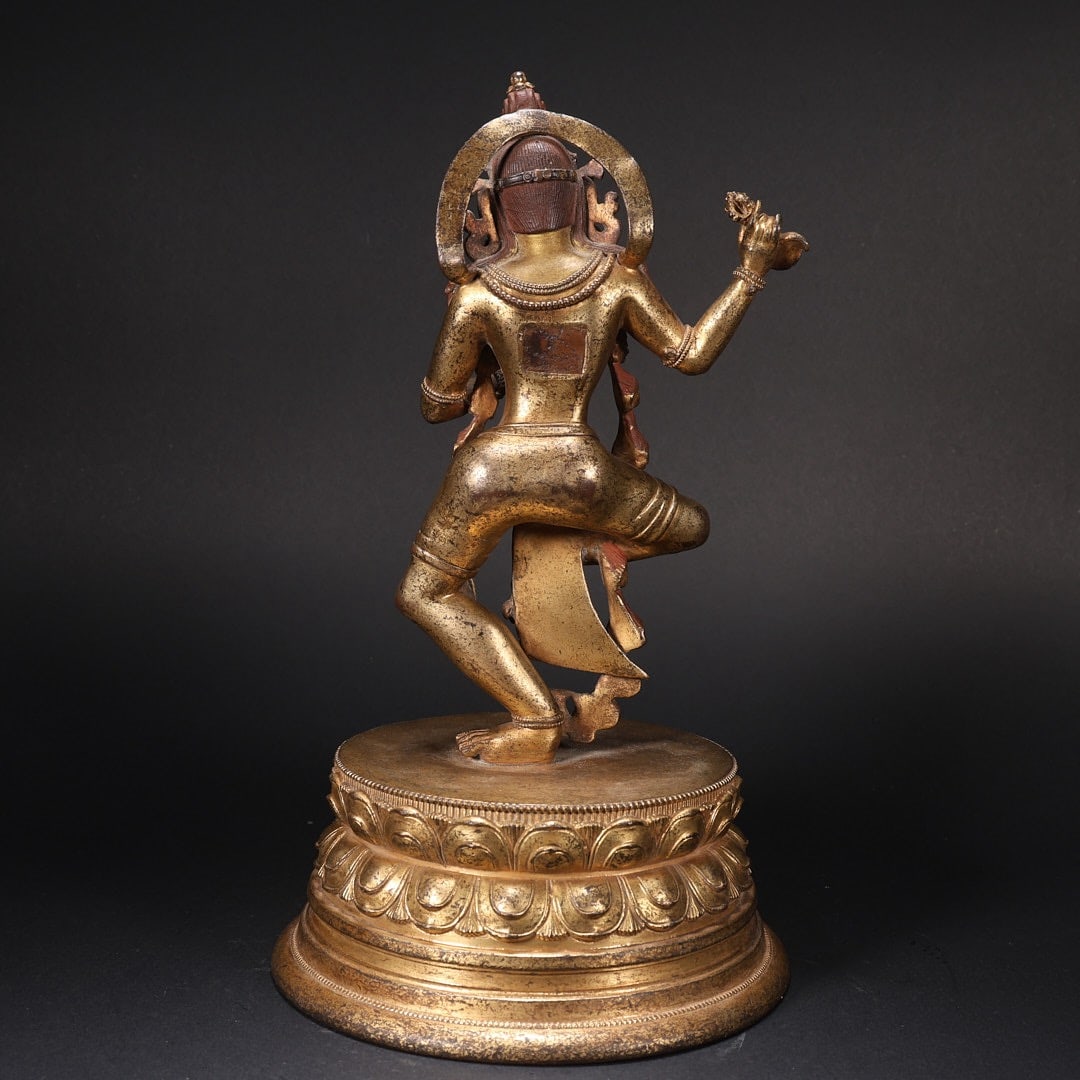 Gilt Bronze Buddha Figure - 2