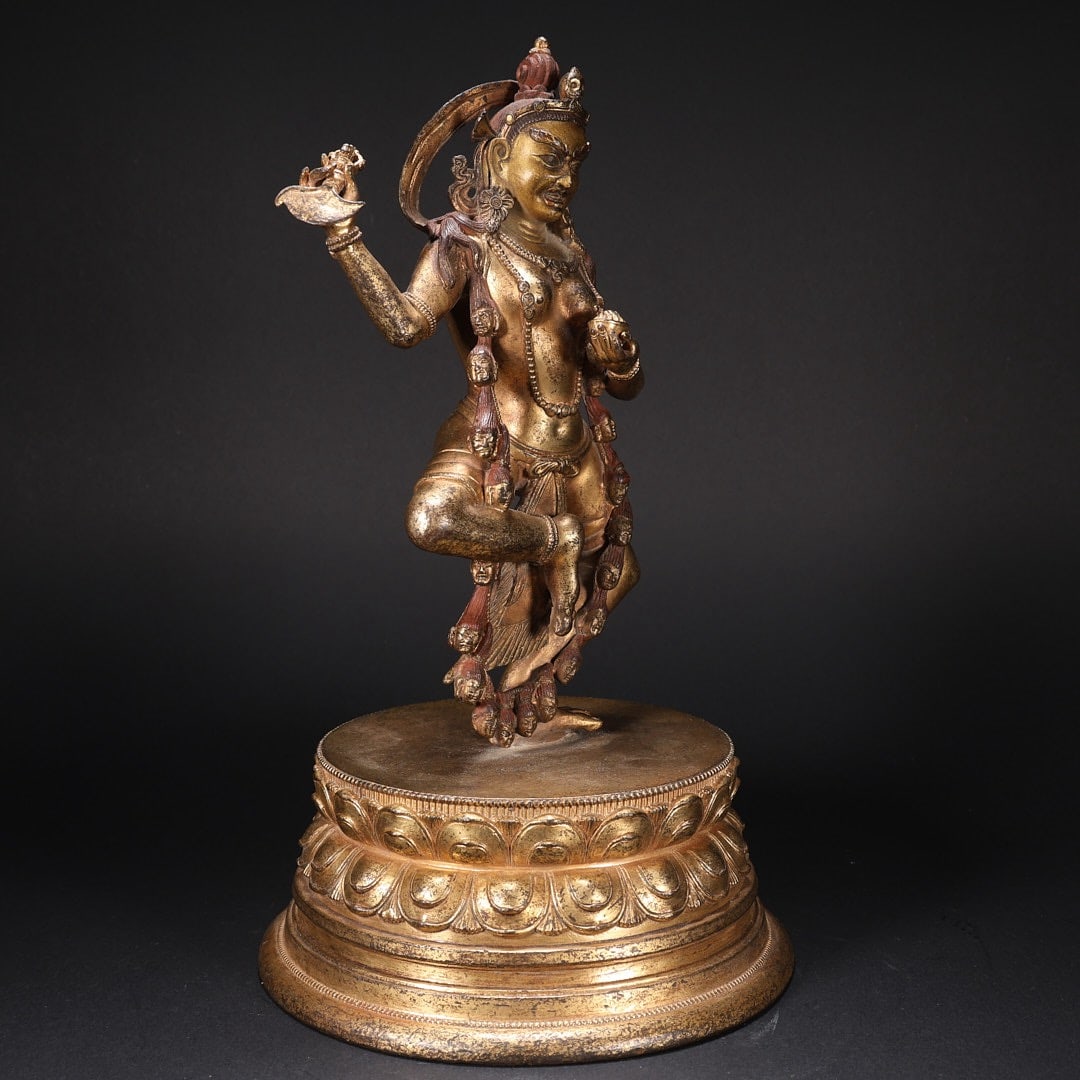 Gilt Bronze Buddha Figure - 4