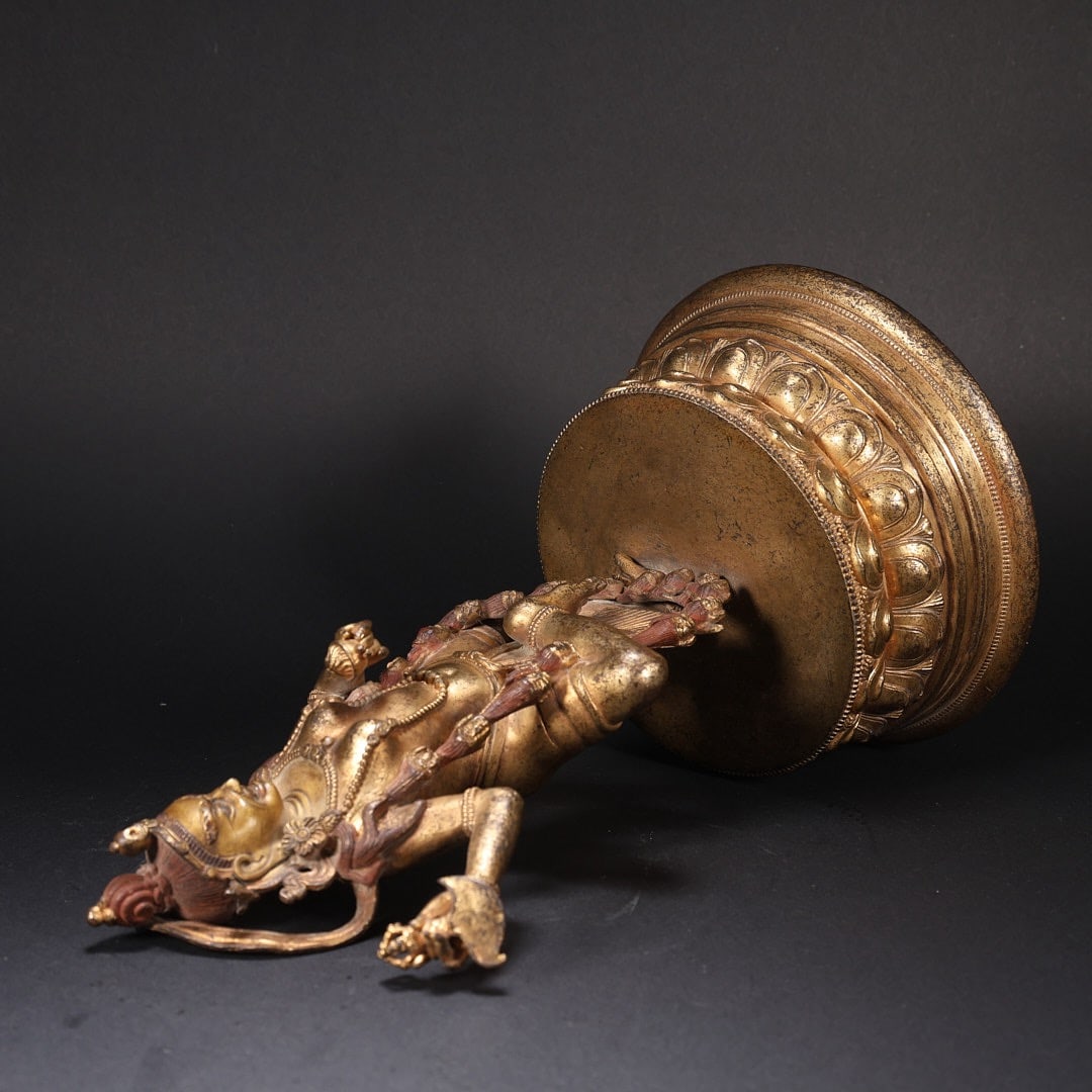 Gilt Bronze Buddha Figure - 9