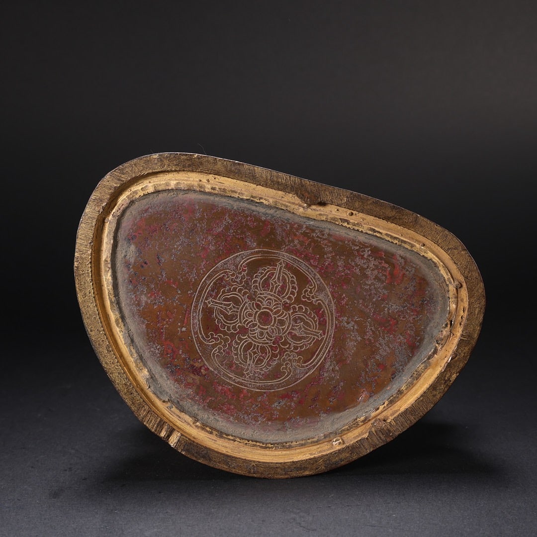 Gilt Bronze Manjushri Figure - 9