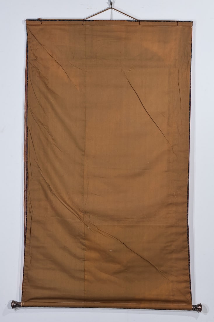 Colour Painted GuanYin Pattern Tangka - 6