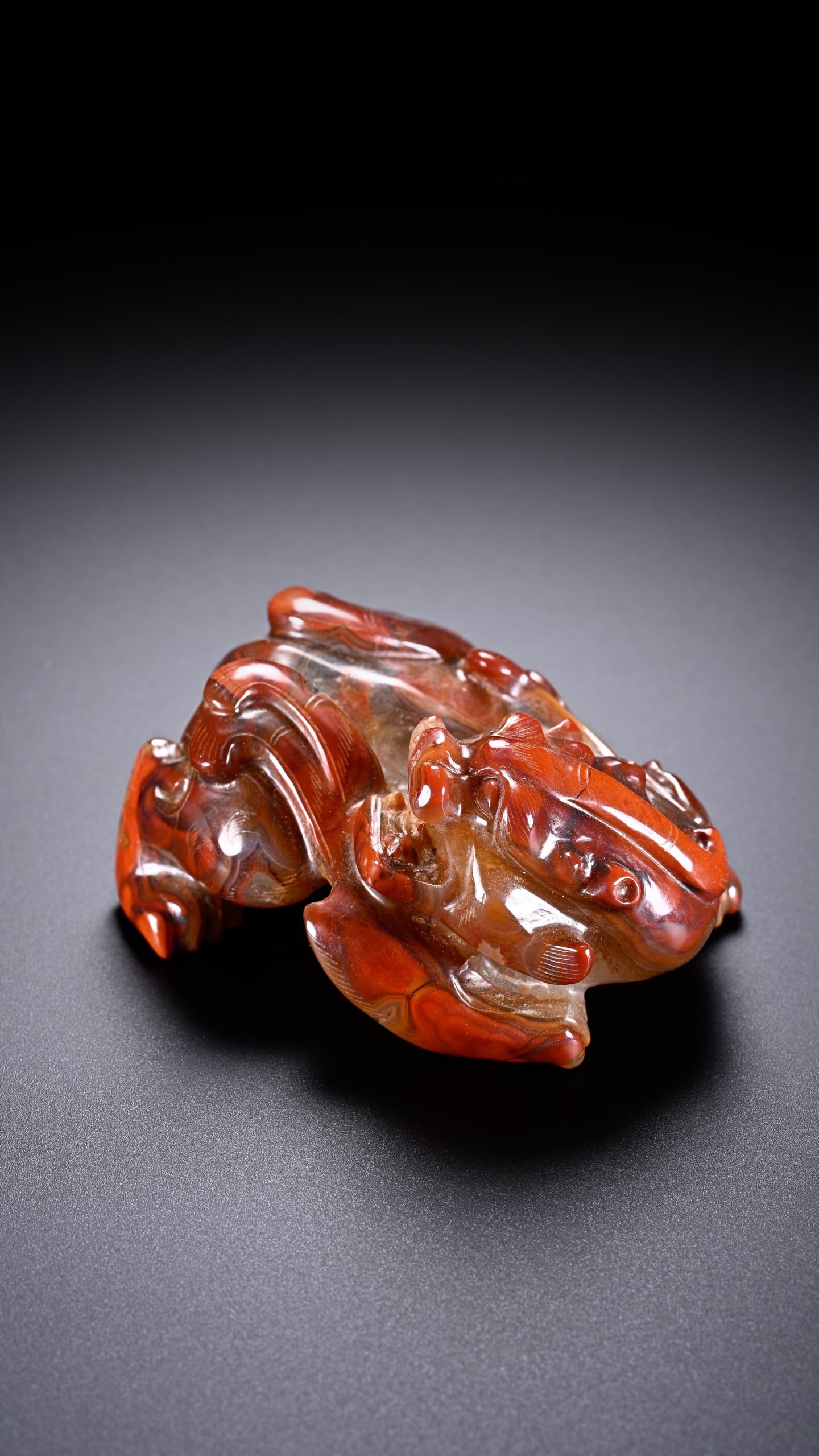 Agate Carved Beast Shape Ornament - 10