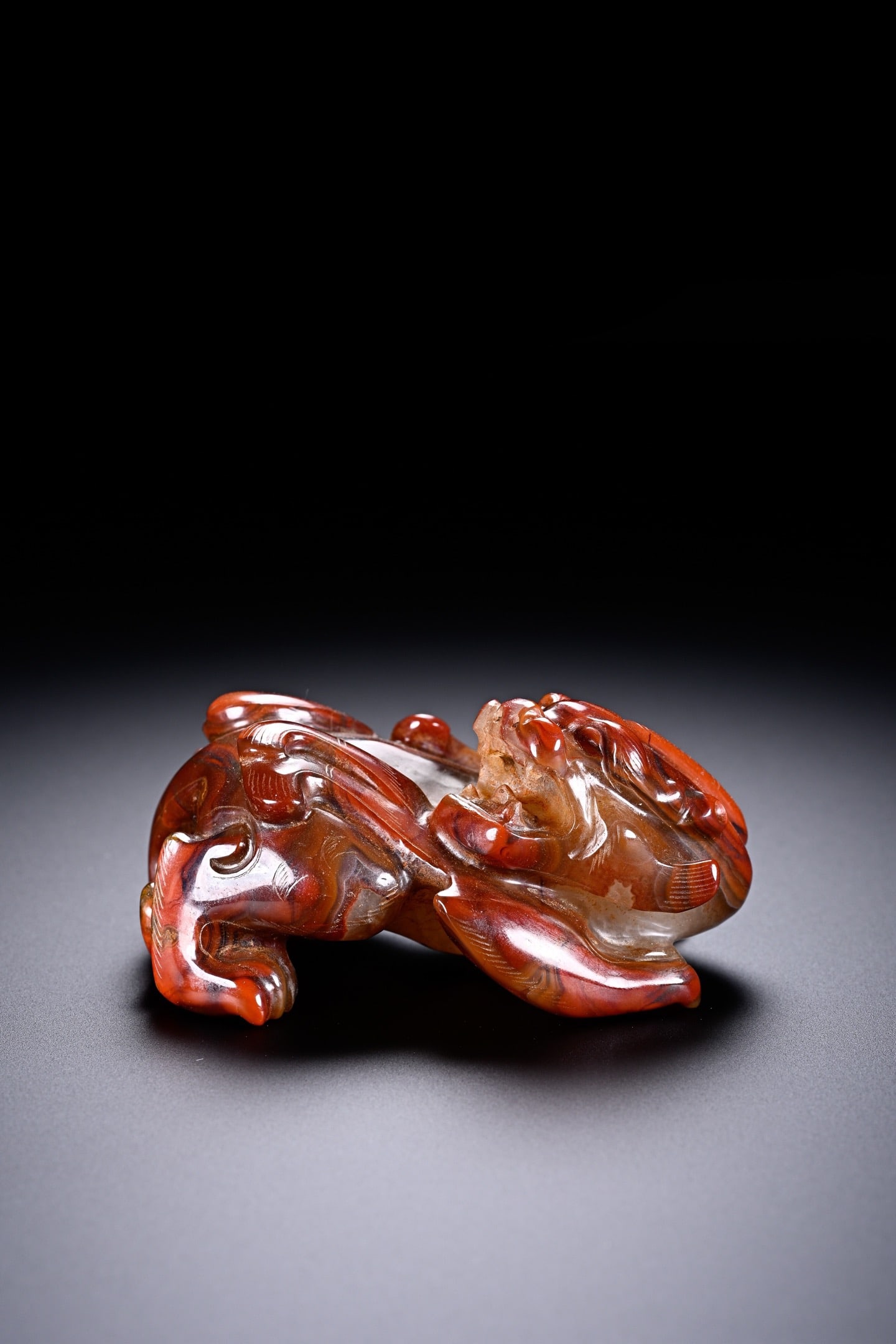 Agate Carved Beast Shape Ornament (1 of 11)