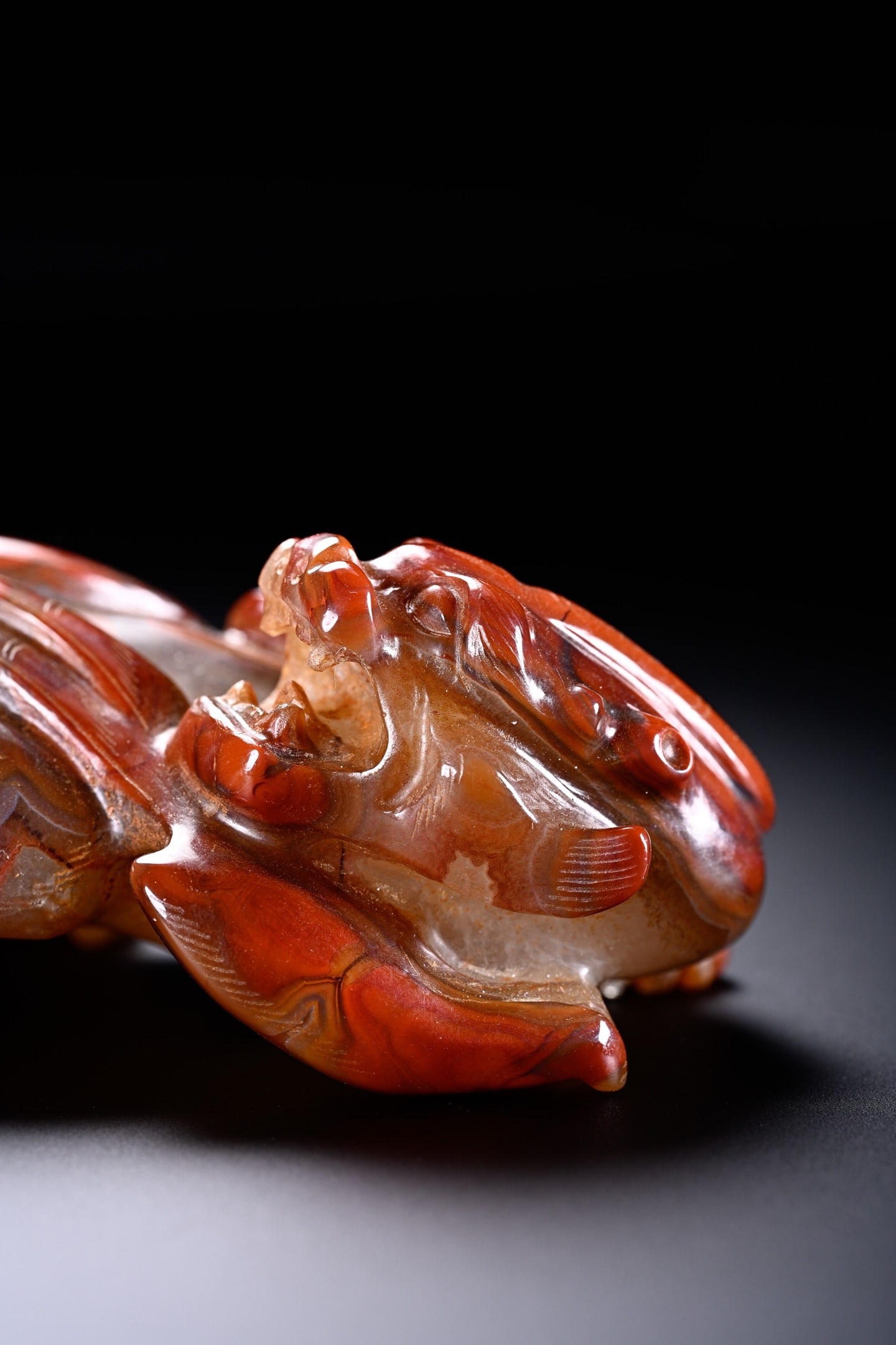 Agate Carved Beast Shape Ornament - 7