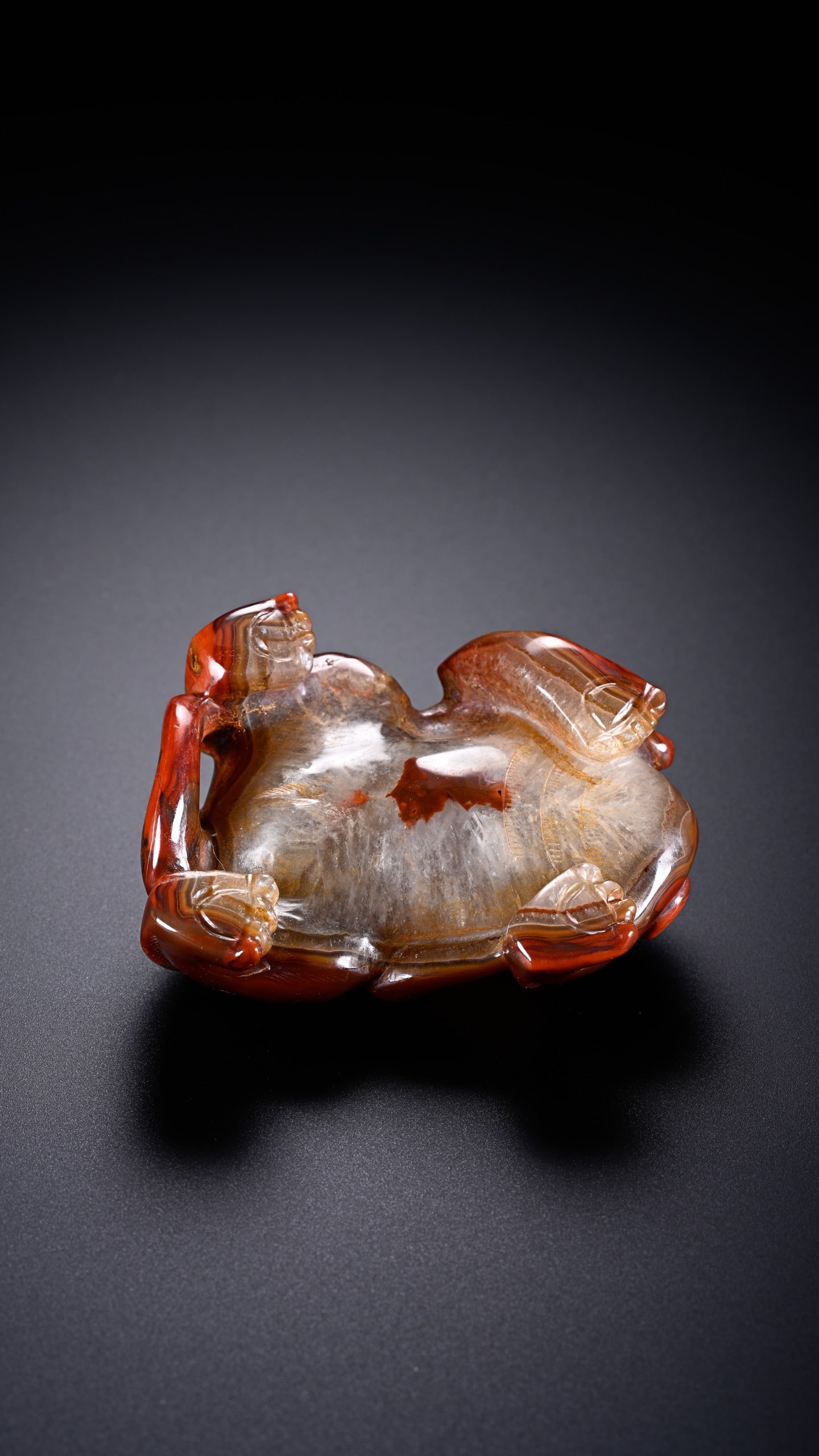 Agate Carved Beast Shape Ornament - 9