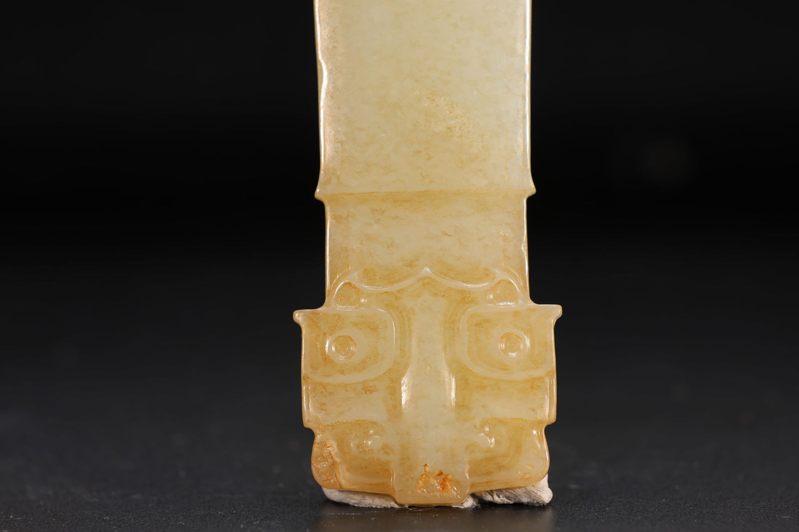 Jade Carved Beast Face Pattern Ornament - 5