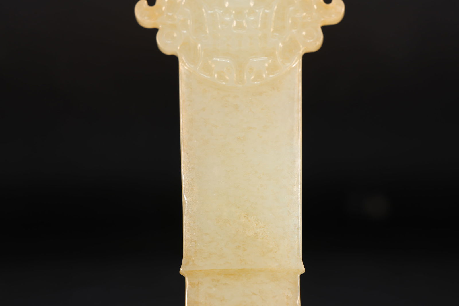 Jade Carved Beast Face Pattern Ornament - 6
