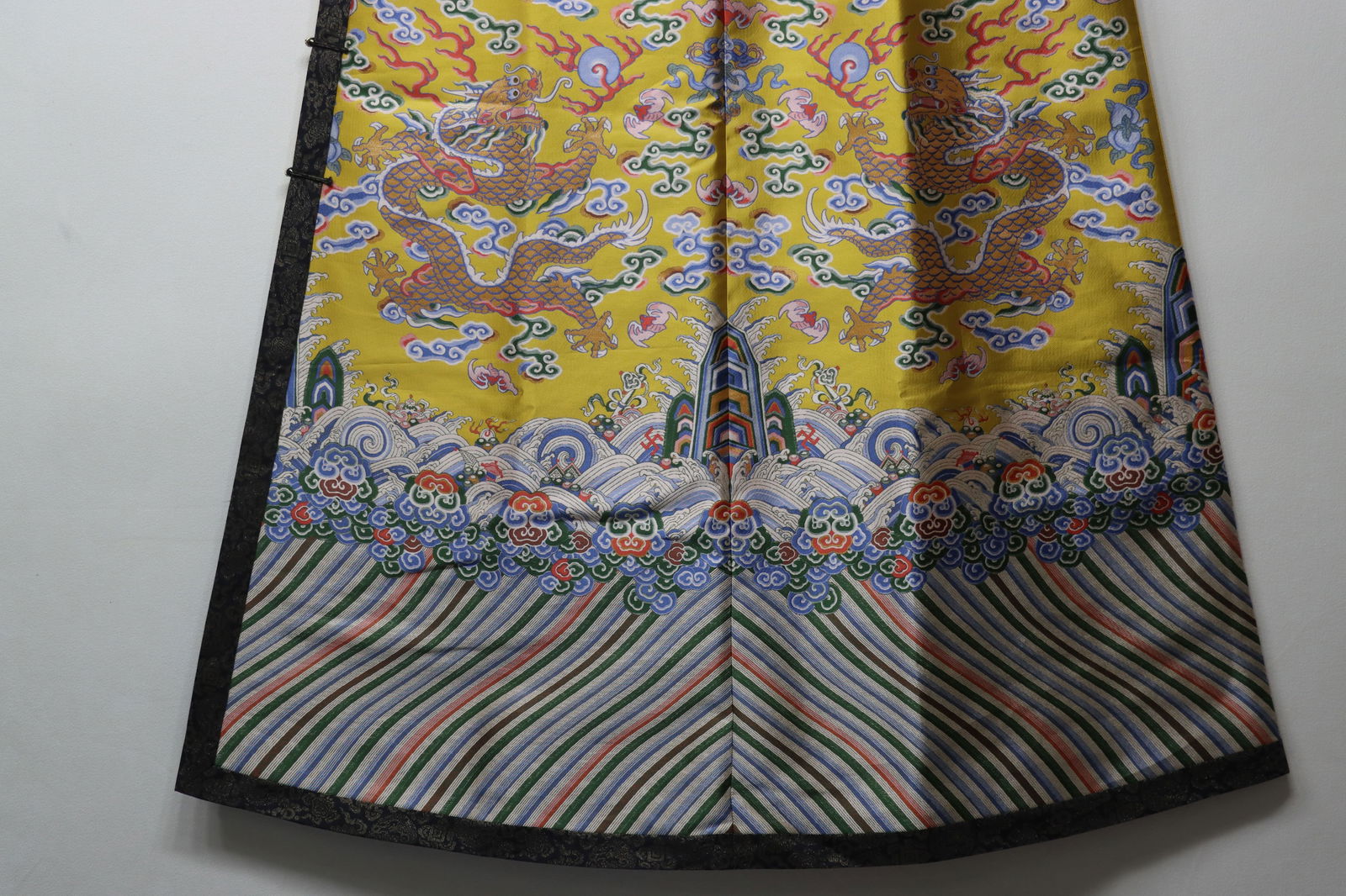 Silk Embroidery Cloud and Dragon Pattern Dragon Robe - 4