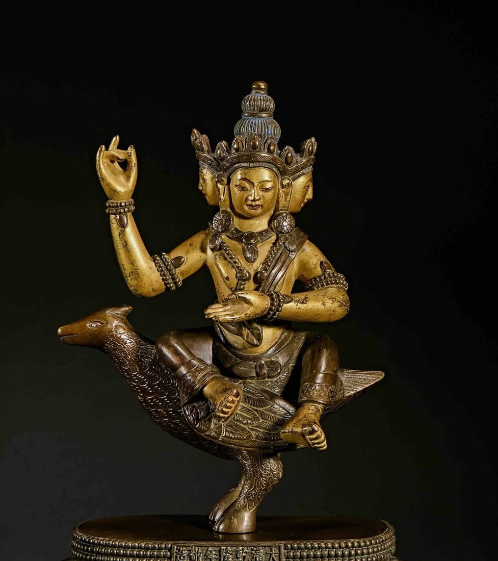 Gilt Bronze Buddha Figure - 2