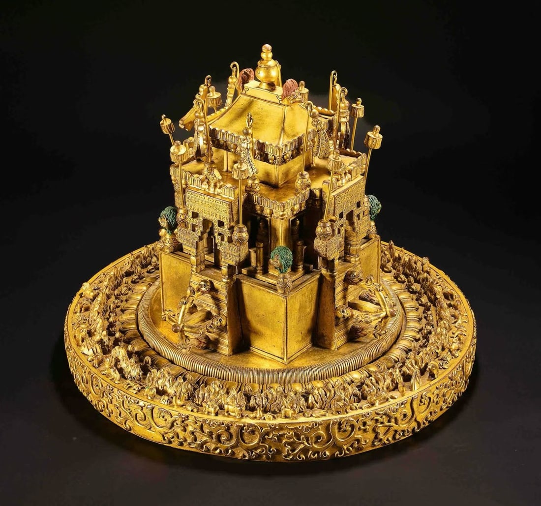 Solid Gold Chinese Coin - 3