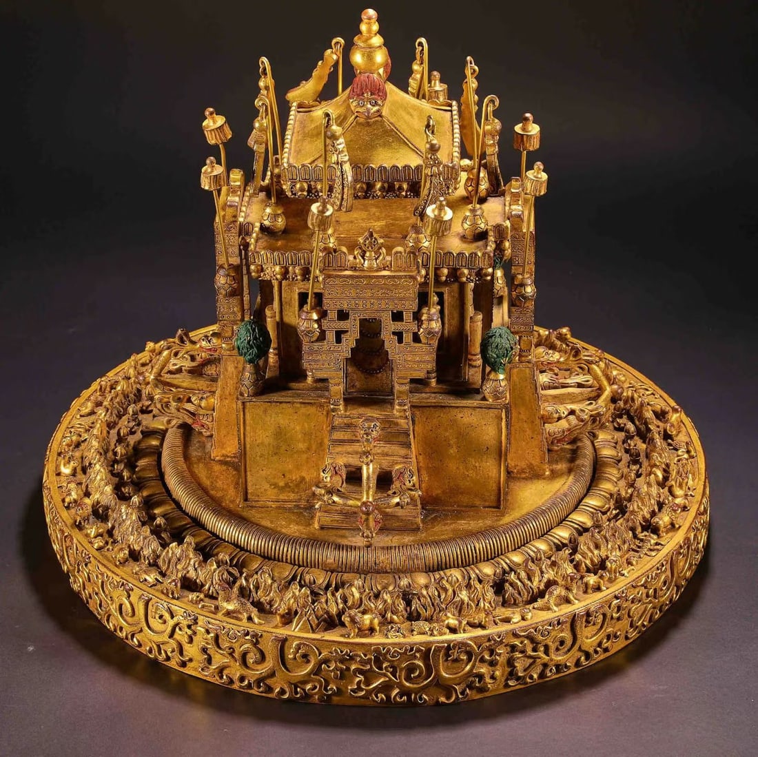 Solid Gold Chinese Coin - 7