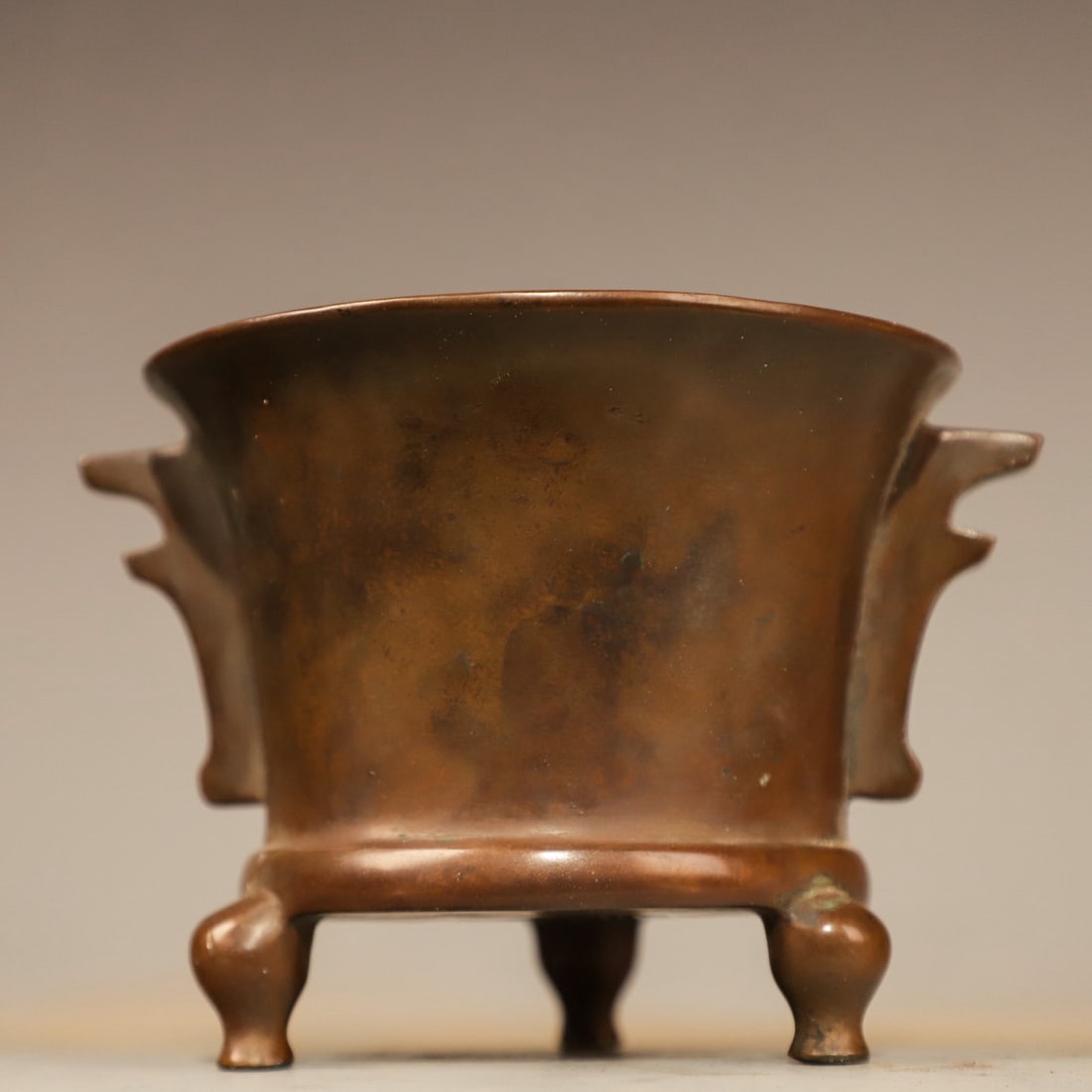 Bronze Double Ears Incense Burner: Bronze Double Ears Incense Burner (15 x 10.5cm)