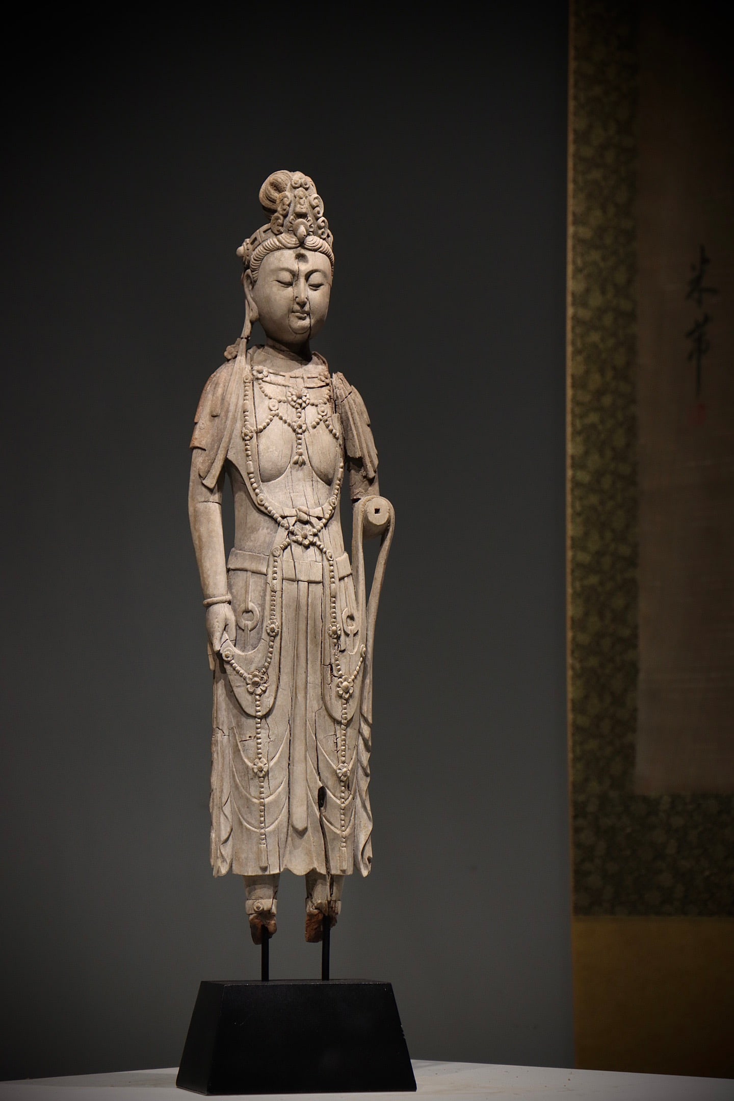 Wood GuanYin Figure - 5