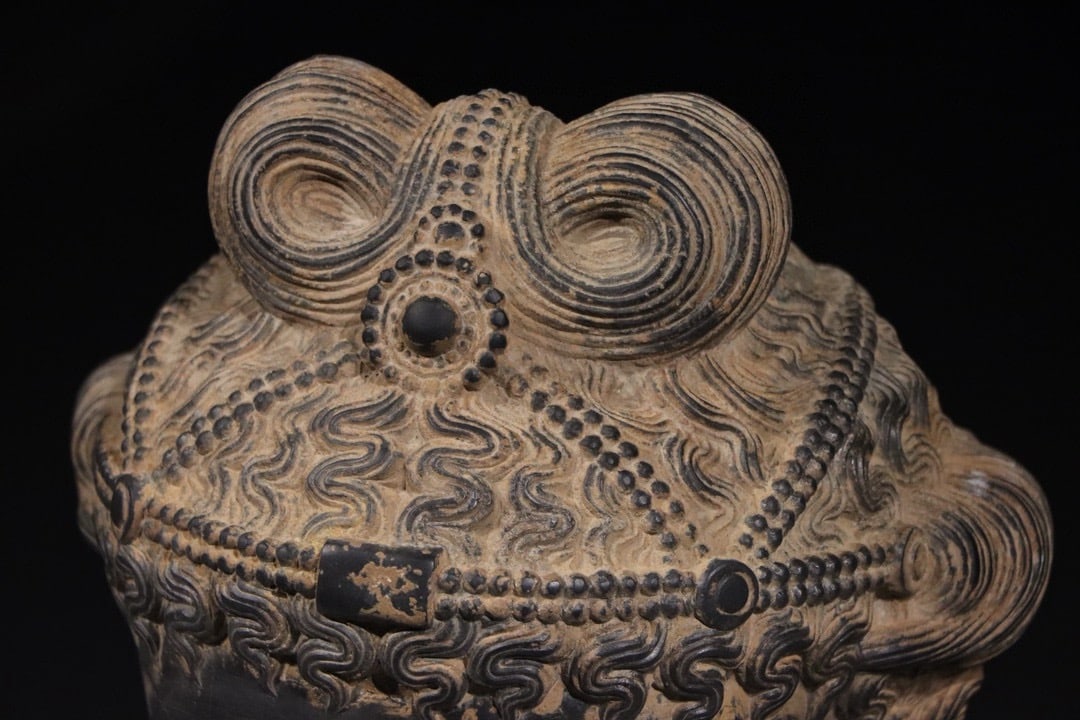 Stone Gandhara Head Figure - 9