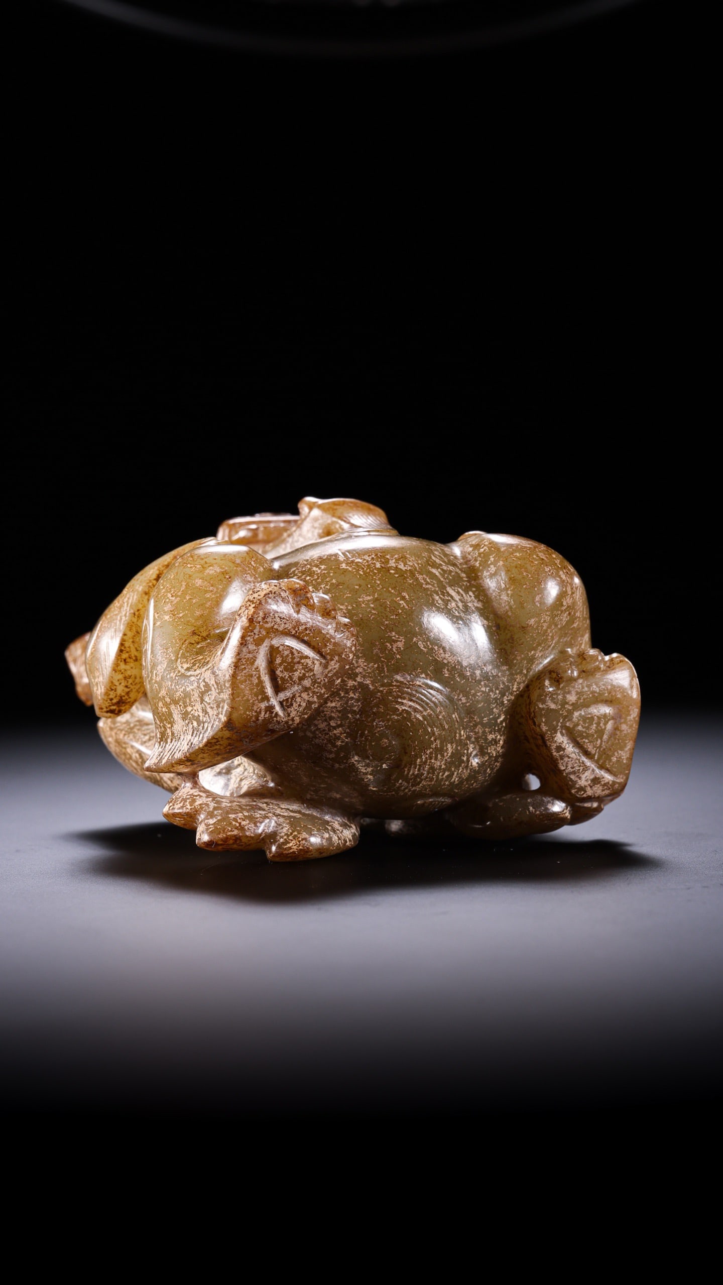 Jade Carved Beast Shape Ornament - 5