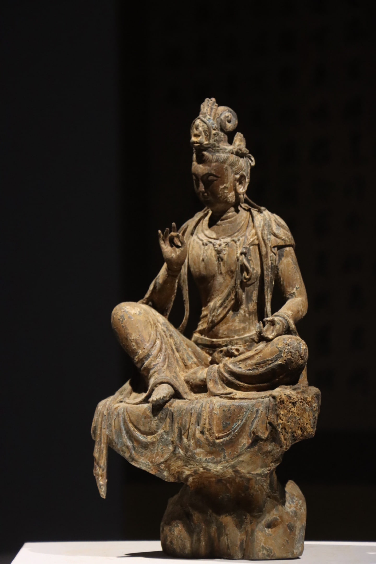 Wood Avalokitesvara Figure (1 of 7)