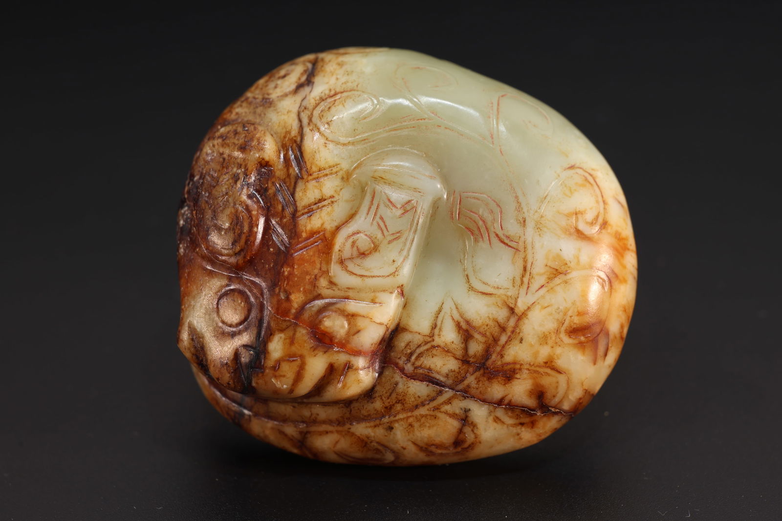 Jade Carved Beast Shape Ornament (1 of 5)