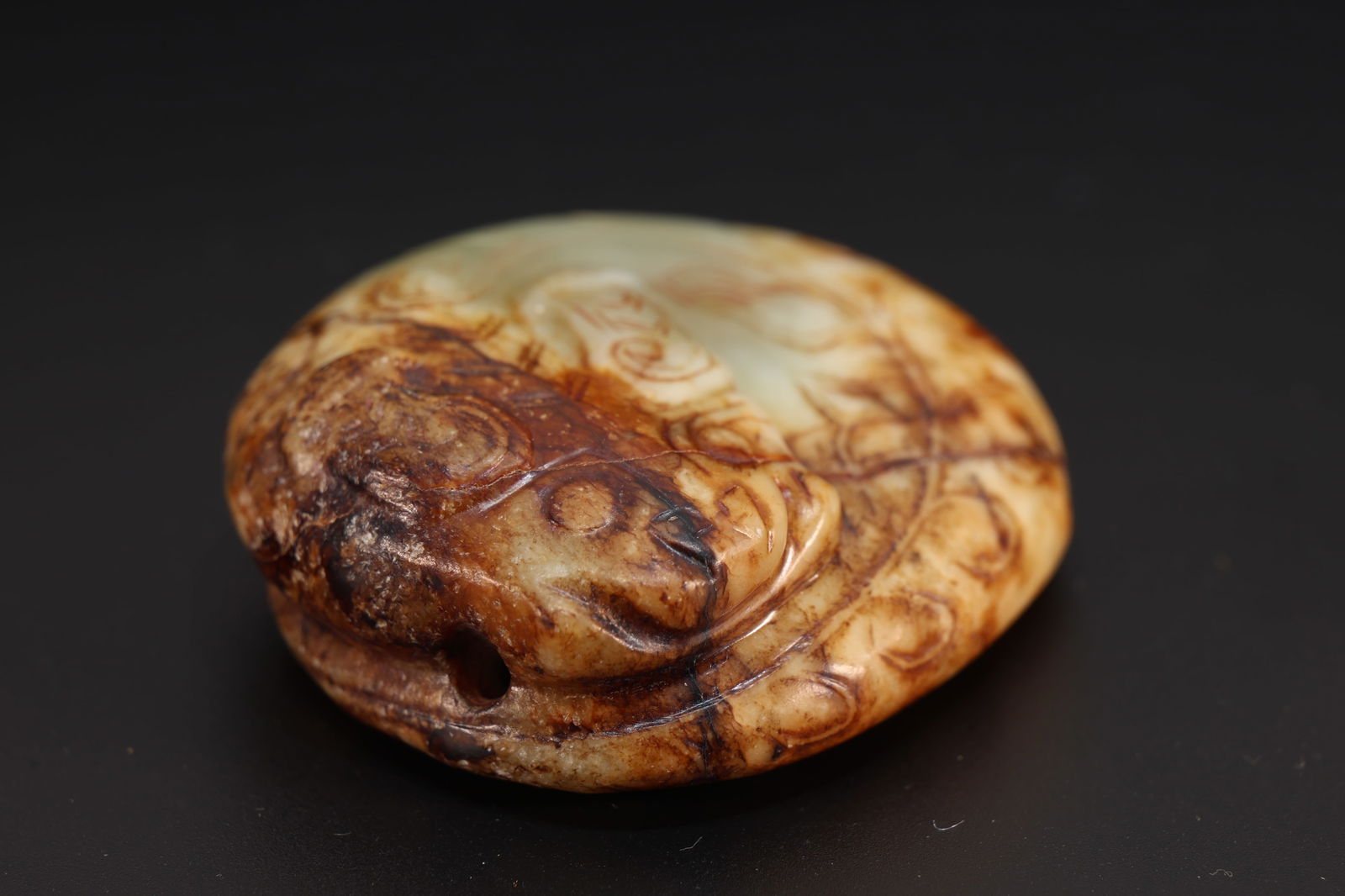 Jade Carved Beast Shape Ornament - 3