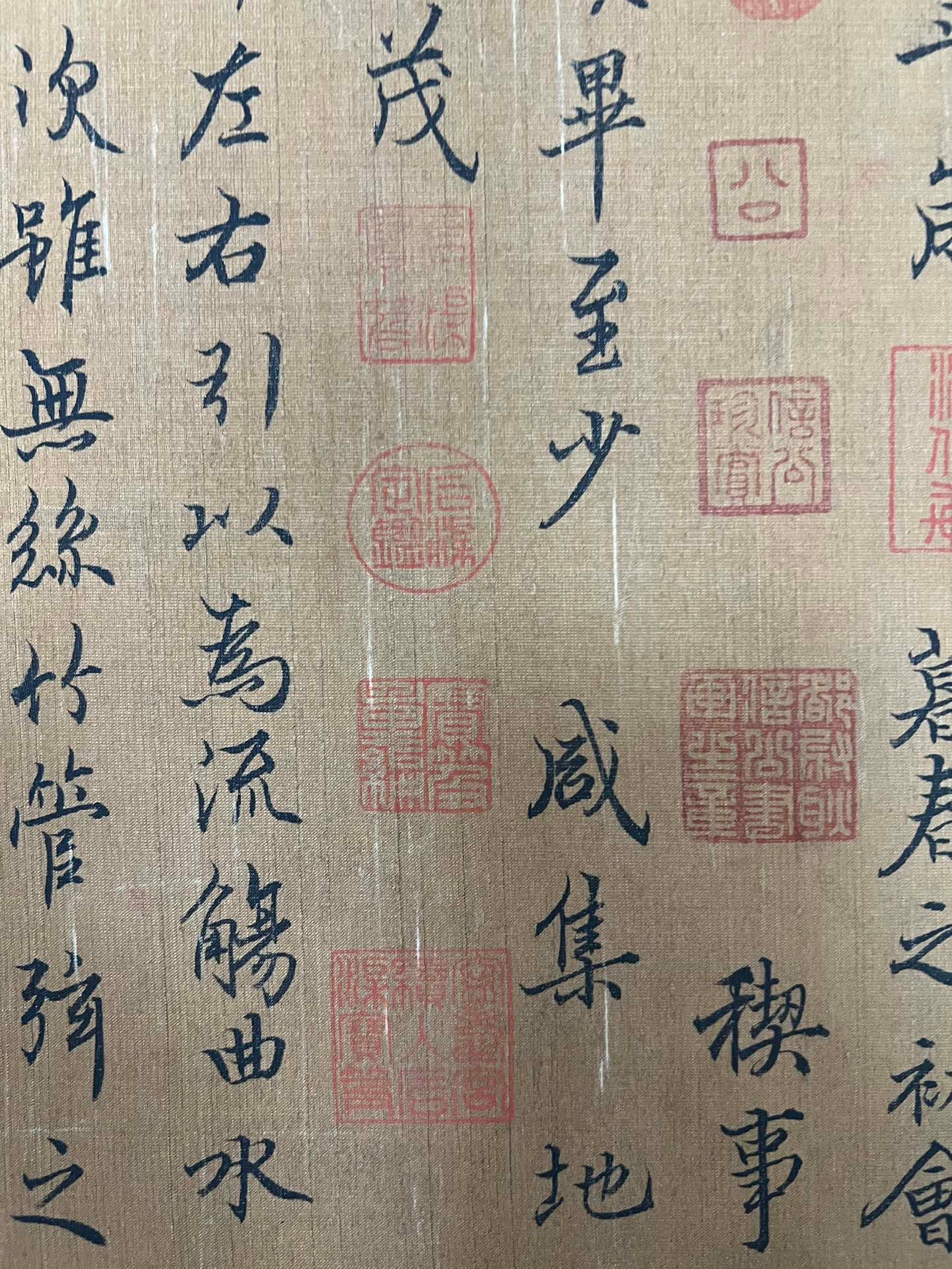 Chinese Writing Calligraphy Hand Scroll,Mi Fu Mark - 2