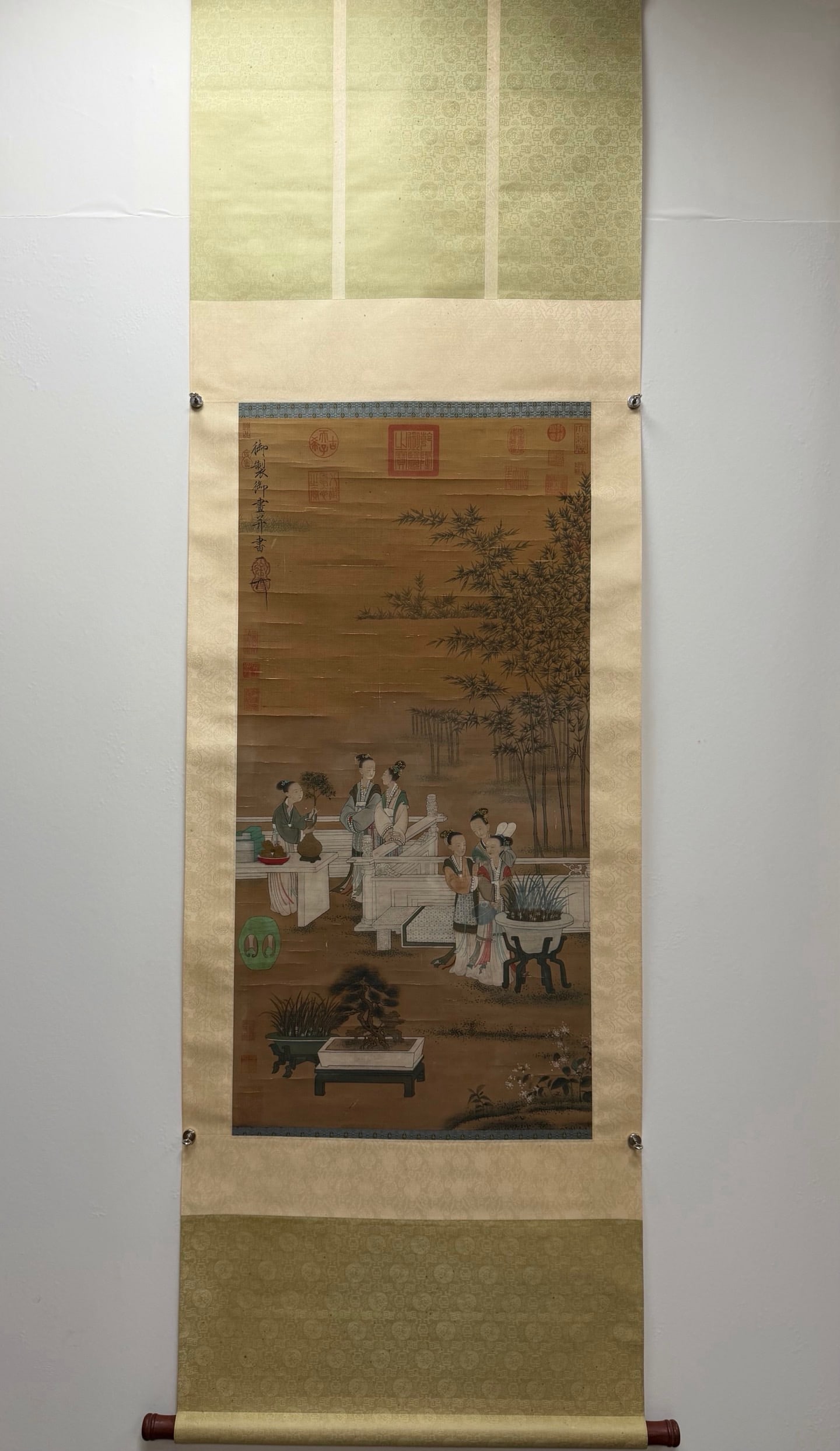 Chinese Drawing Character Story Painting,Song Huizong Mark: Chinese Drawing Character Story Painting,Song Huizong Mark (55 x 109cm)