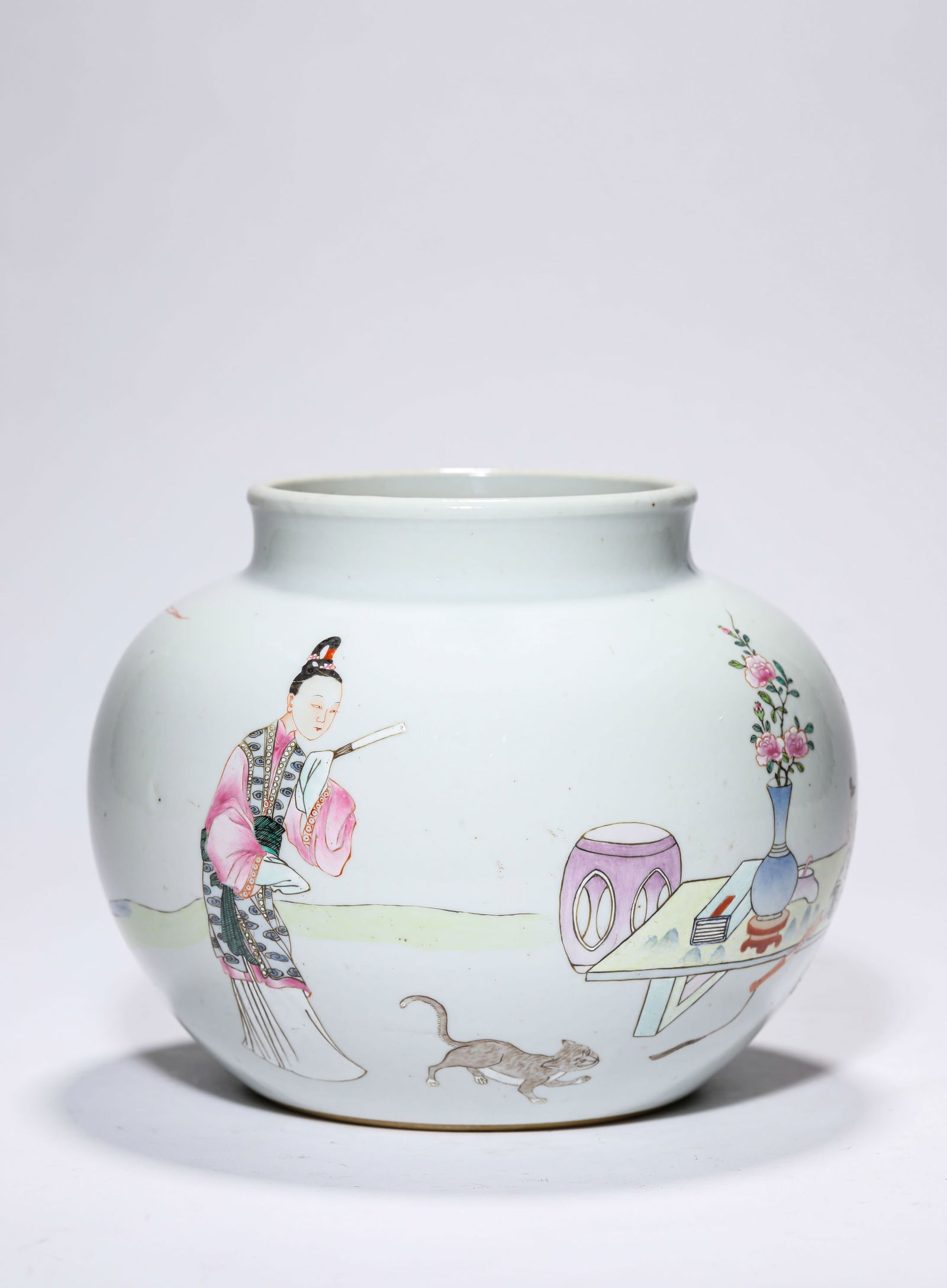 A Famille-Rose ‘Figural’ Jar - 2