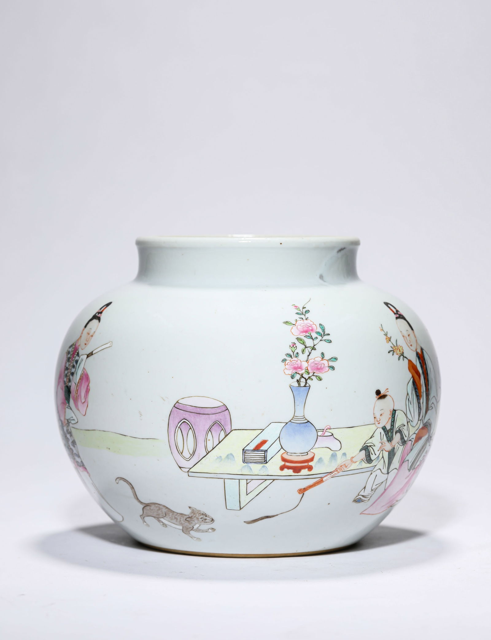A Famille-Rose ‘Figural’ Jar - 4
