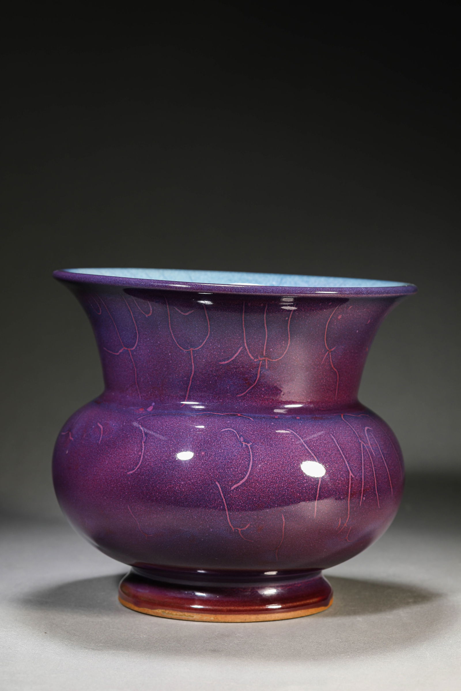 A Jun-Type Flower Pot - 3