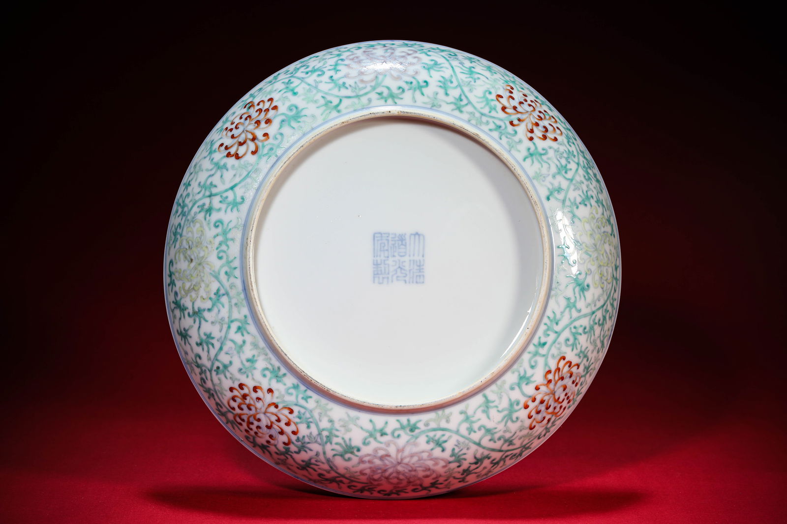 A Doucai 'Interlocking Chrysanthemum' Dish - 3