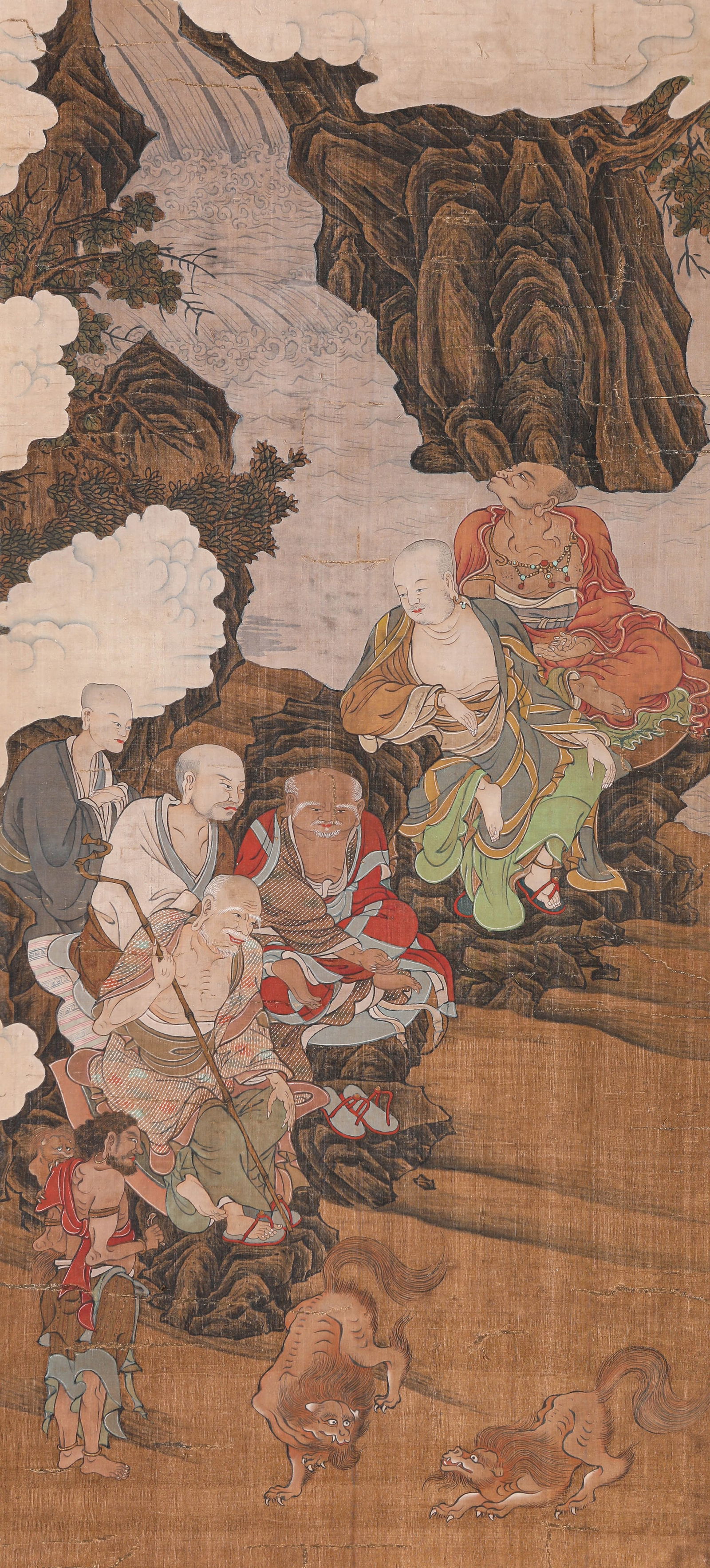 Anonymous, attributed to, Arhat: Anonymous, attributed to, Arhat (40.5 x 90.5 cm)