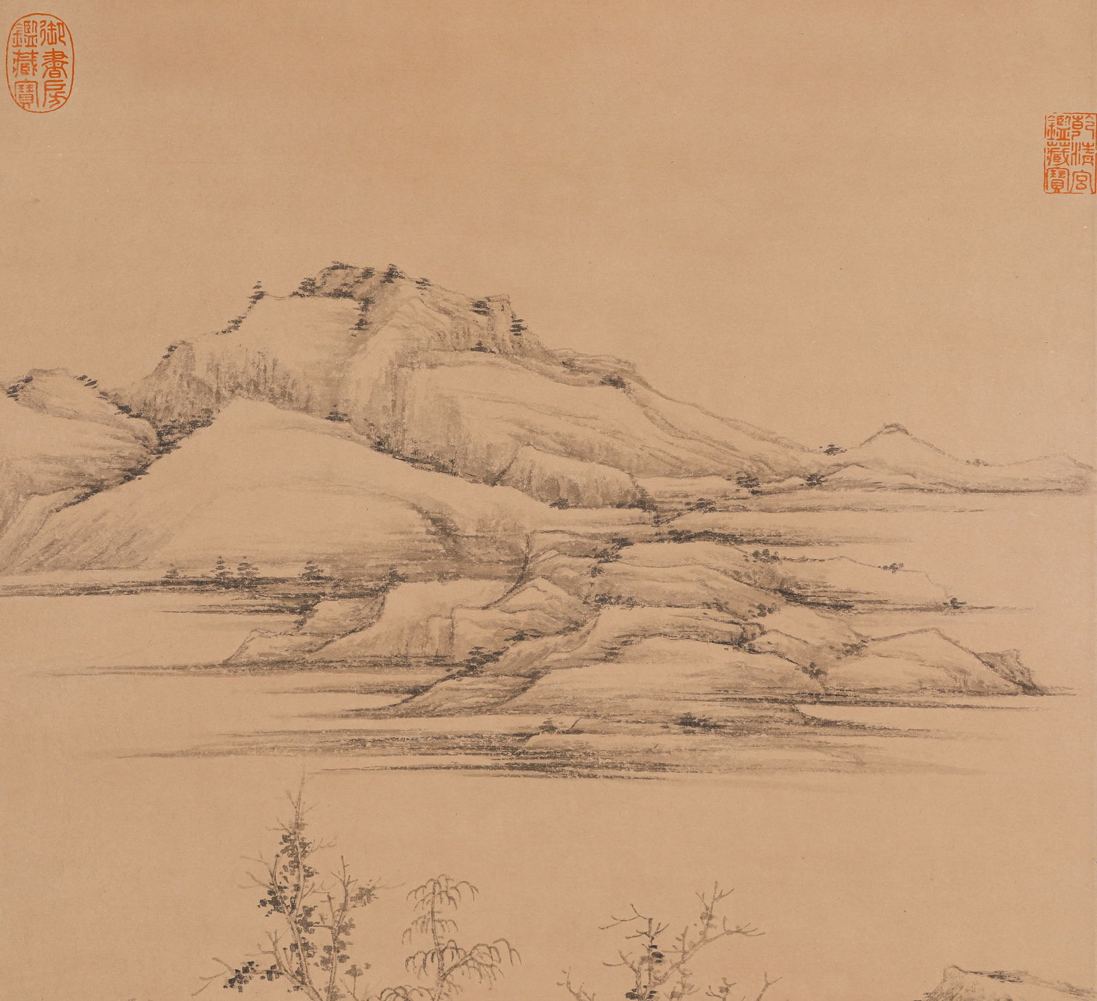 Ni Zan (1301-1374), attributed to, Landscape - 4