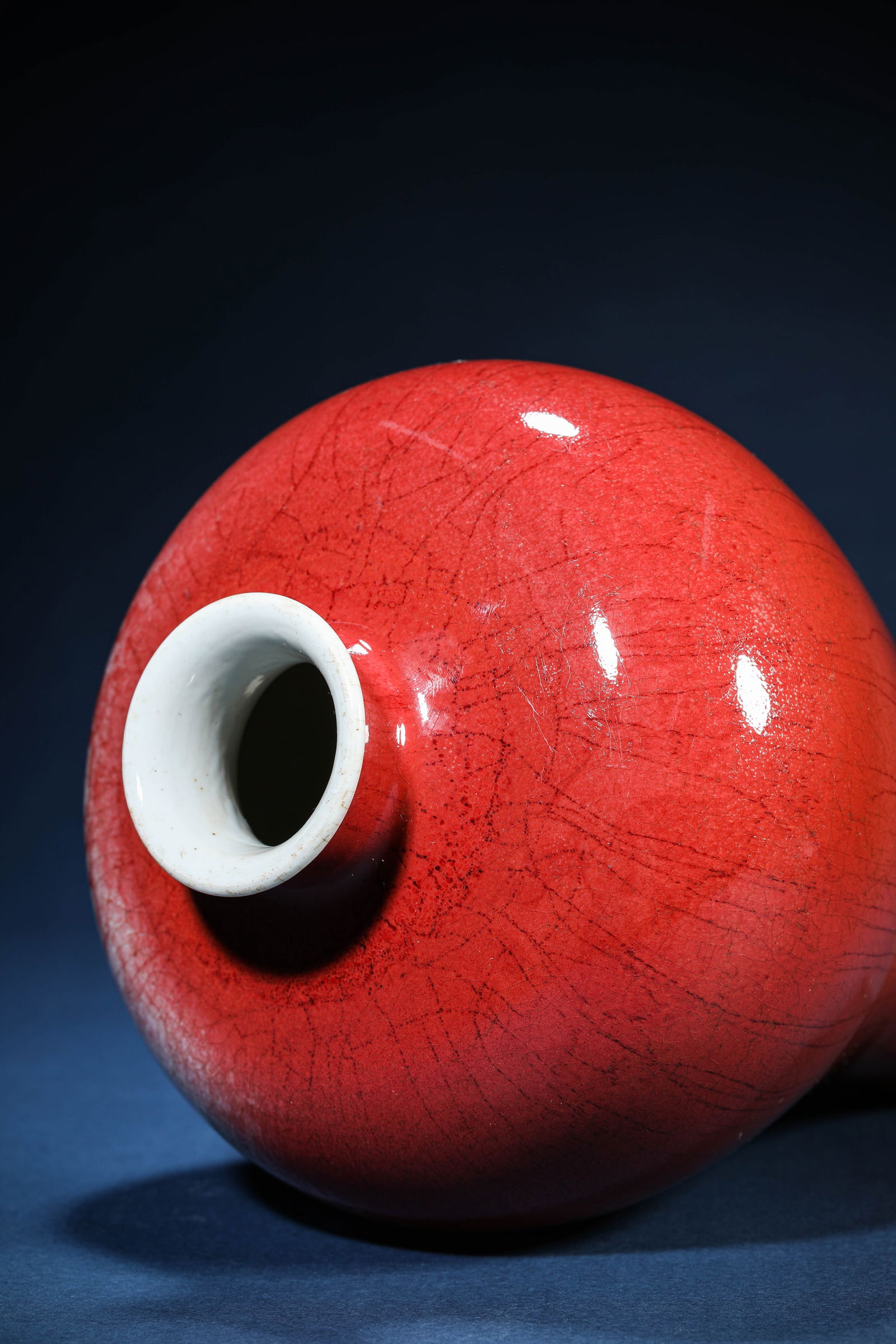 A Langyao Red-Glazed Meiping - 4