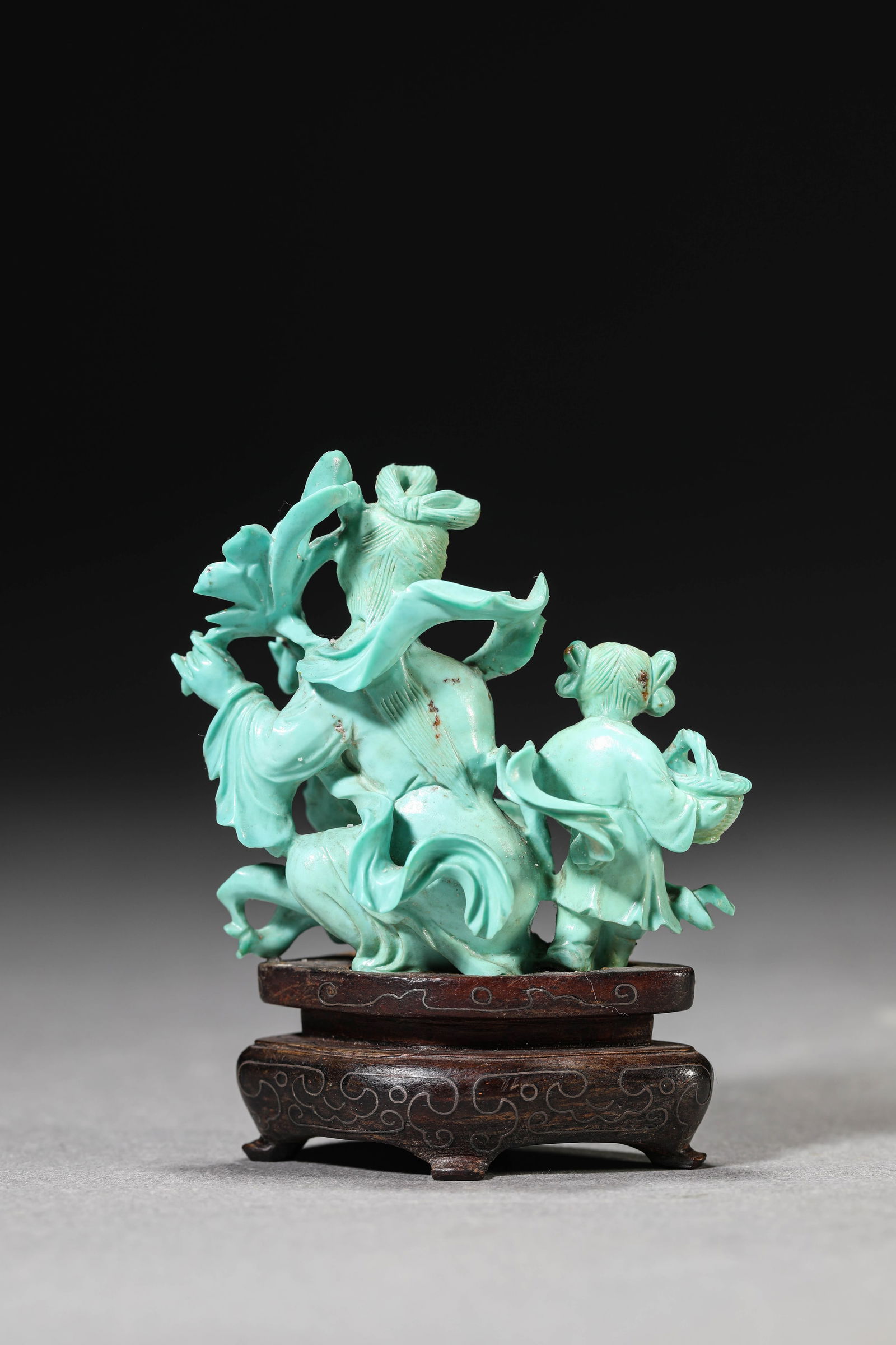 A Turquoise 'Figural' Carving - 2