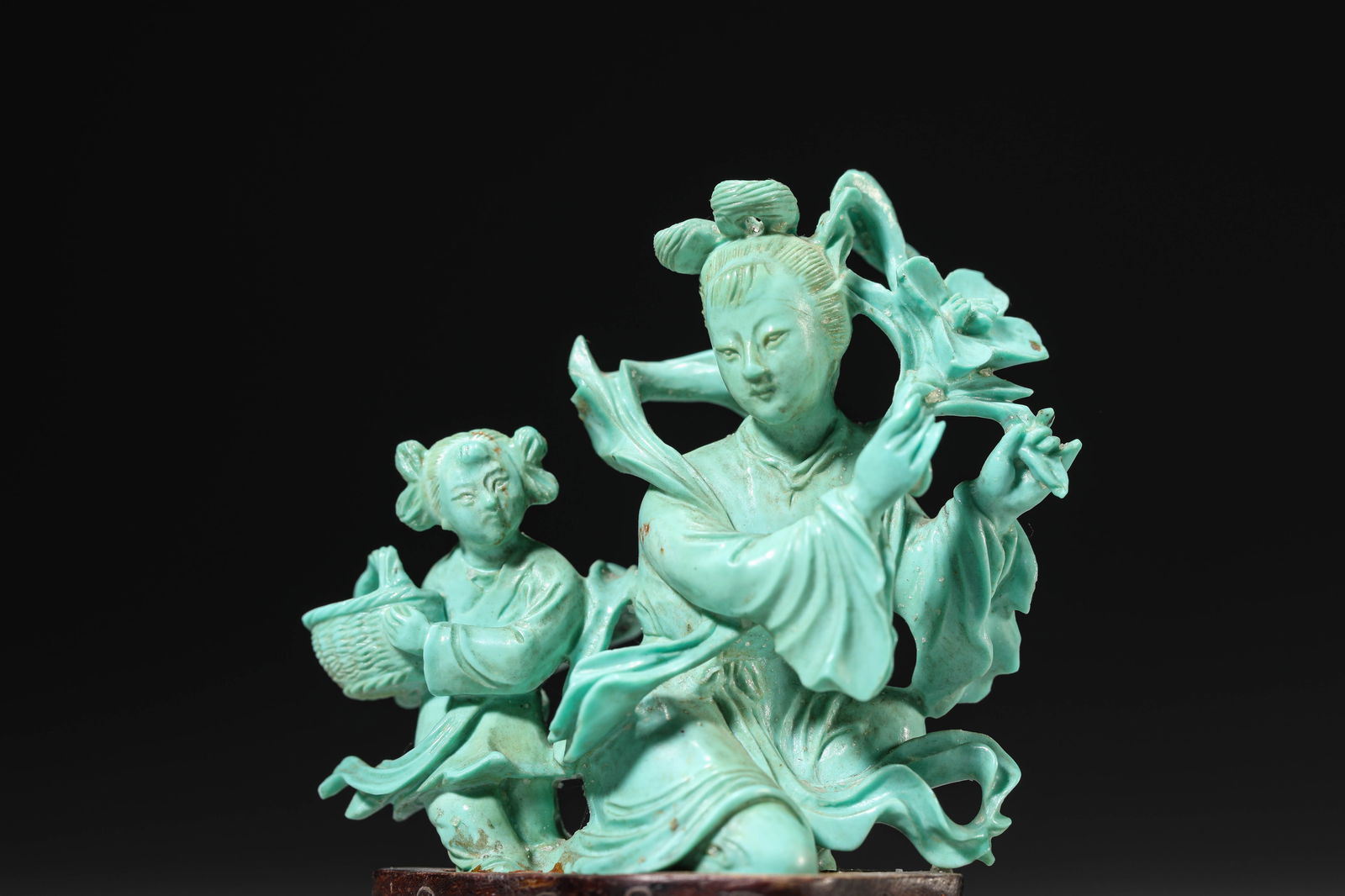 A Turquoise 'Figural' Carving - 3