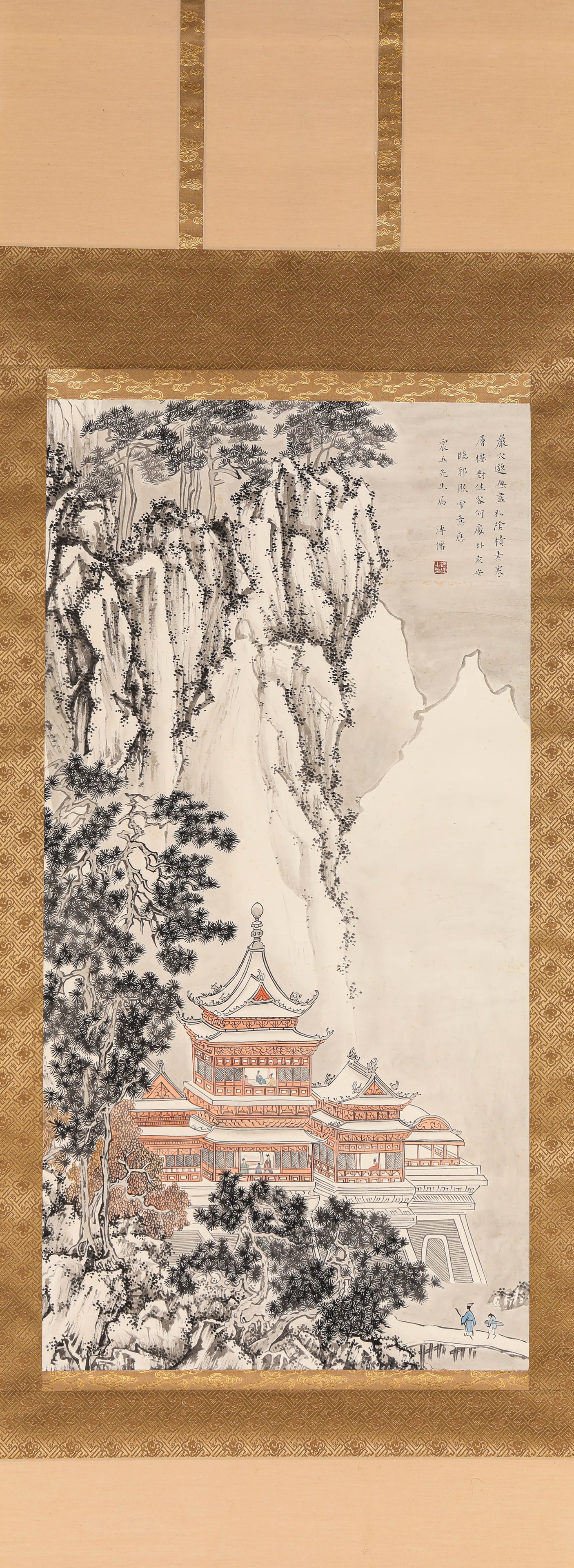 Pu Ru (1896-1963), attributed to, Landscape with Figures - 2