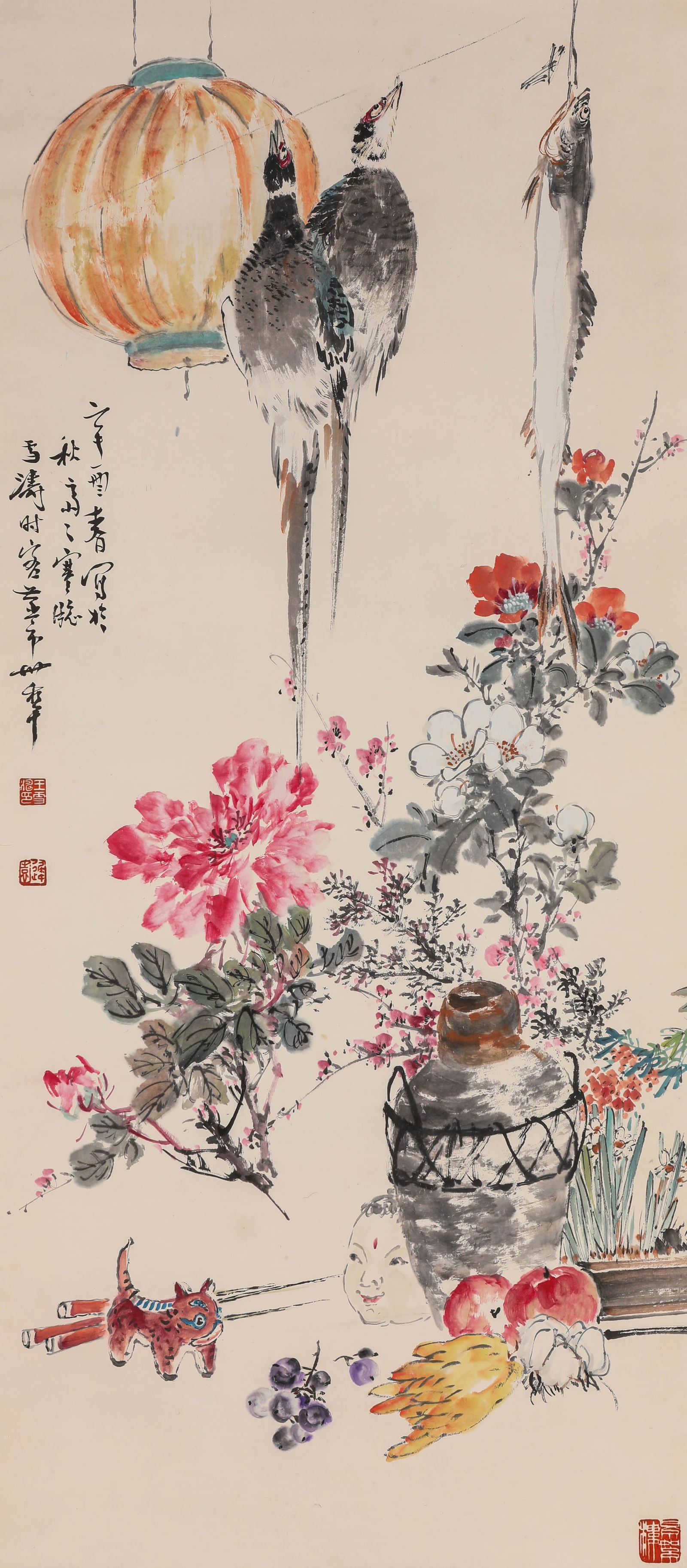 Wang Xuetao (1903-1982), attributed to, Flower-and-Bird (1 of 6)