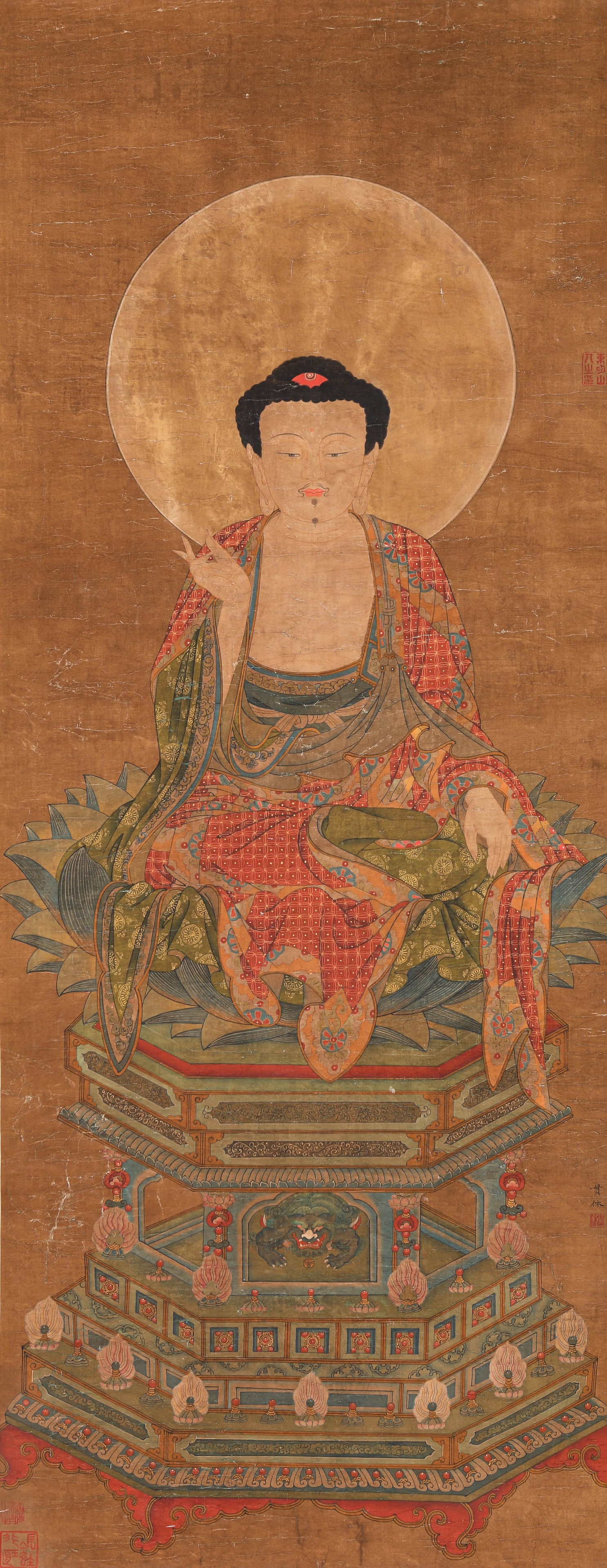 Guanxiu (832-912), attributed to, Buddha: Guanxiu (832-912), attributed to, Buddha (56 x 145 cm)