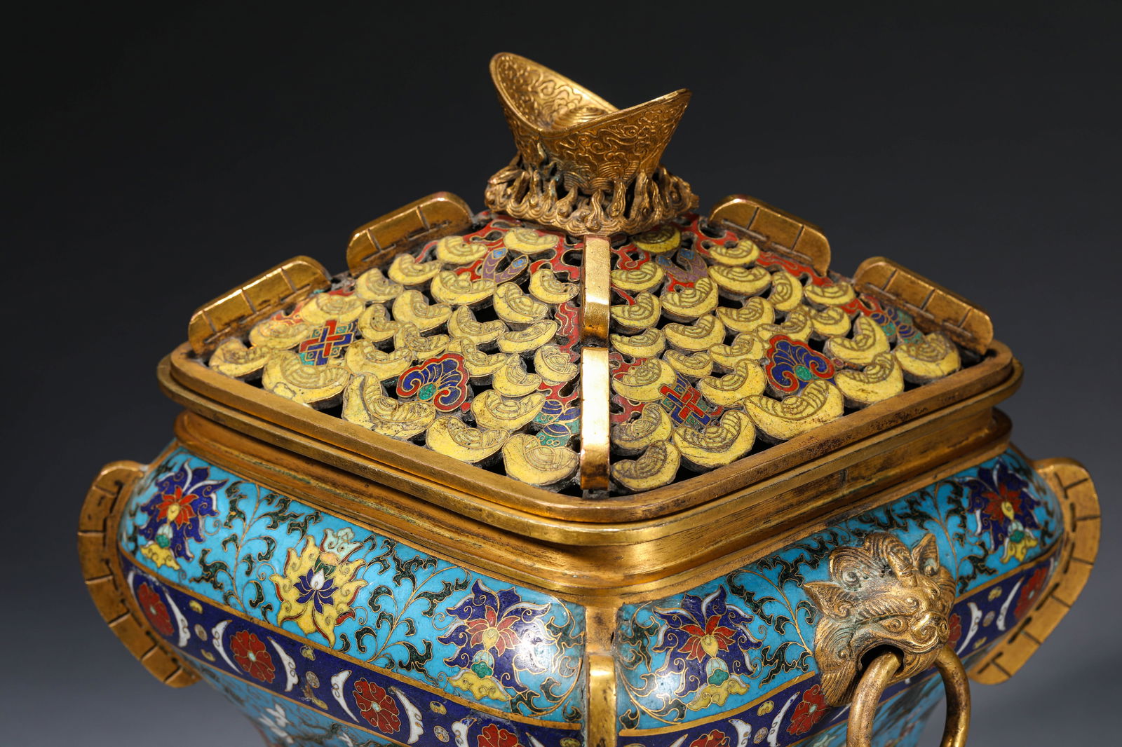 A Cloisonné Enamel Censer - 2