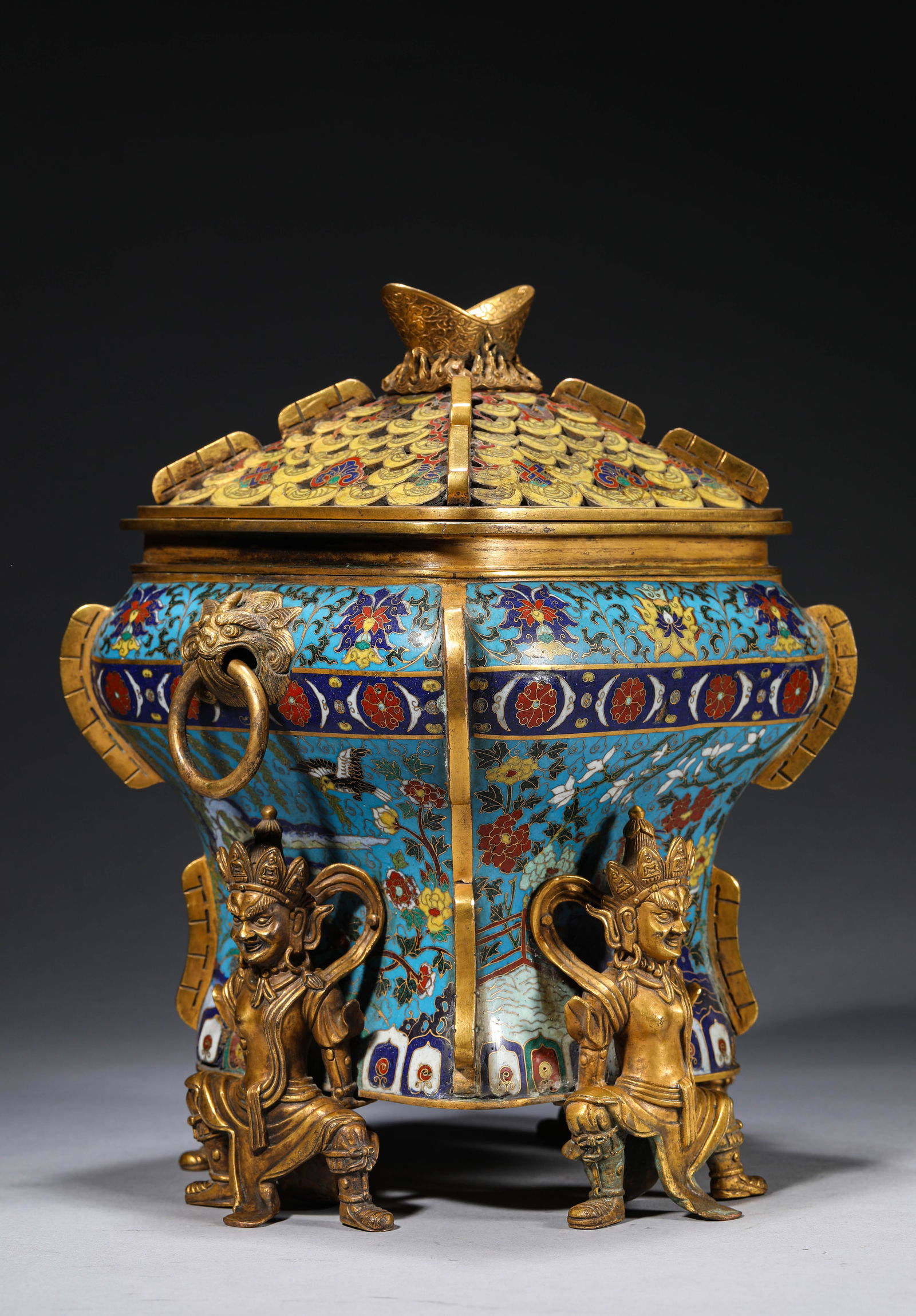 A Cloisonné Enamel Censer - 4