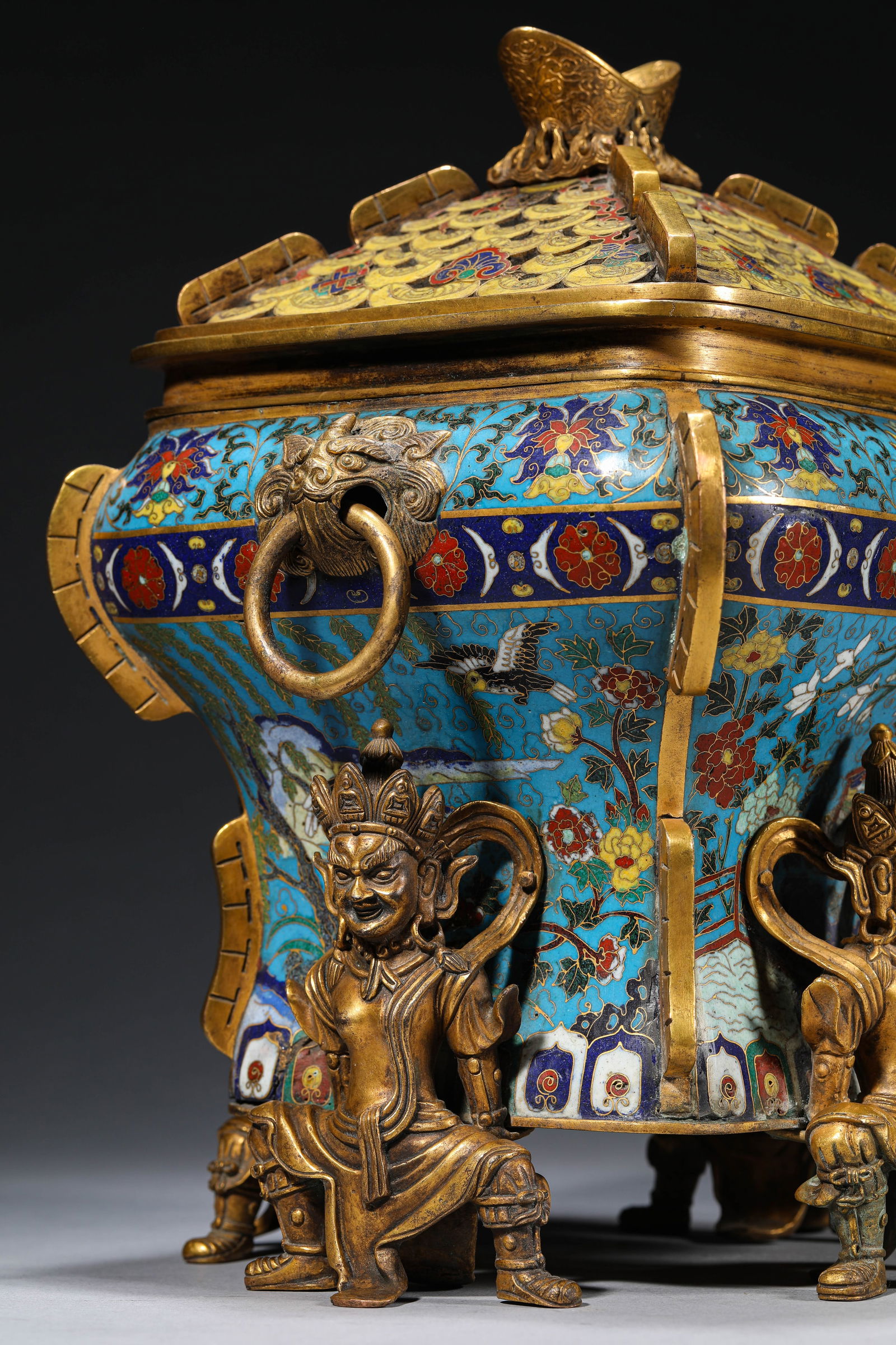 A Cloisonné Enamel Censer - 5